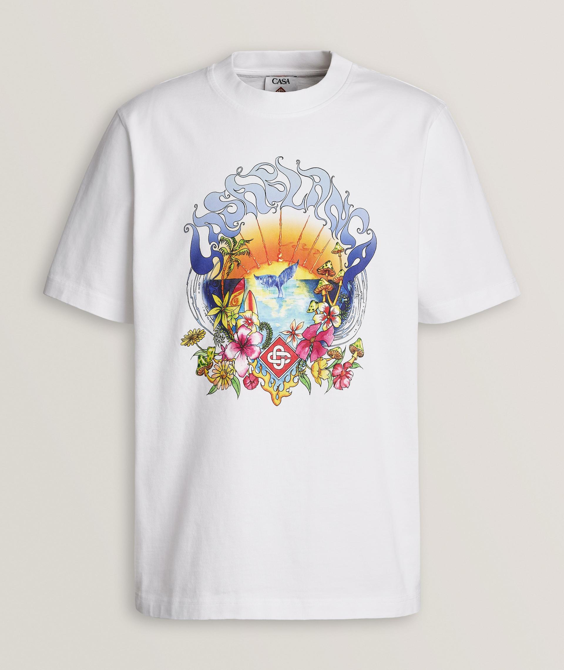 T-shirt inspiré du surf en coton image 0