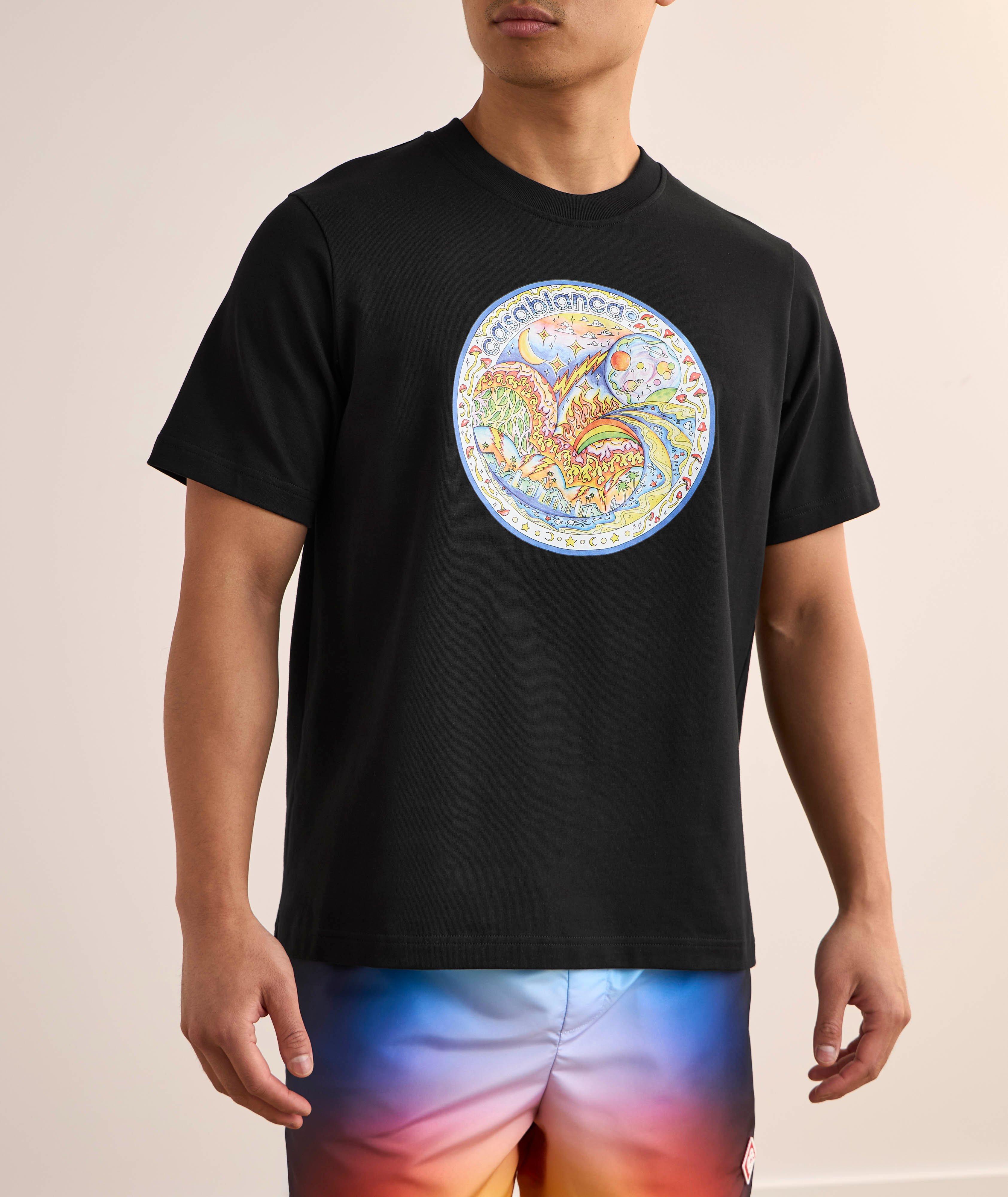 Four Elements Graphic Cotton T-Shirt image 1