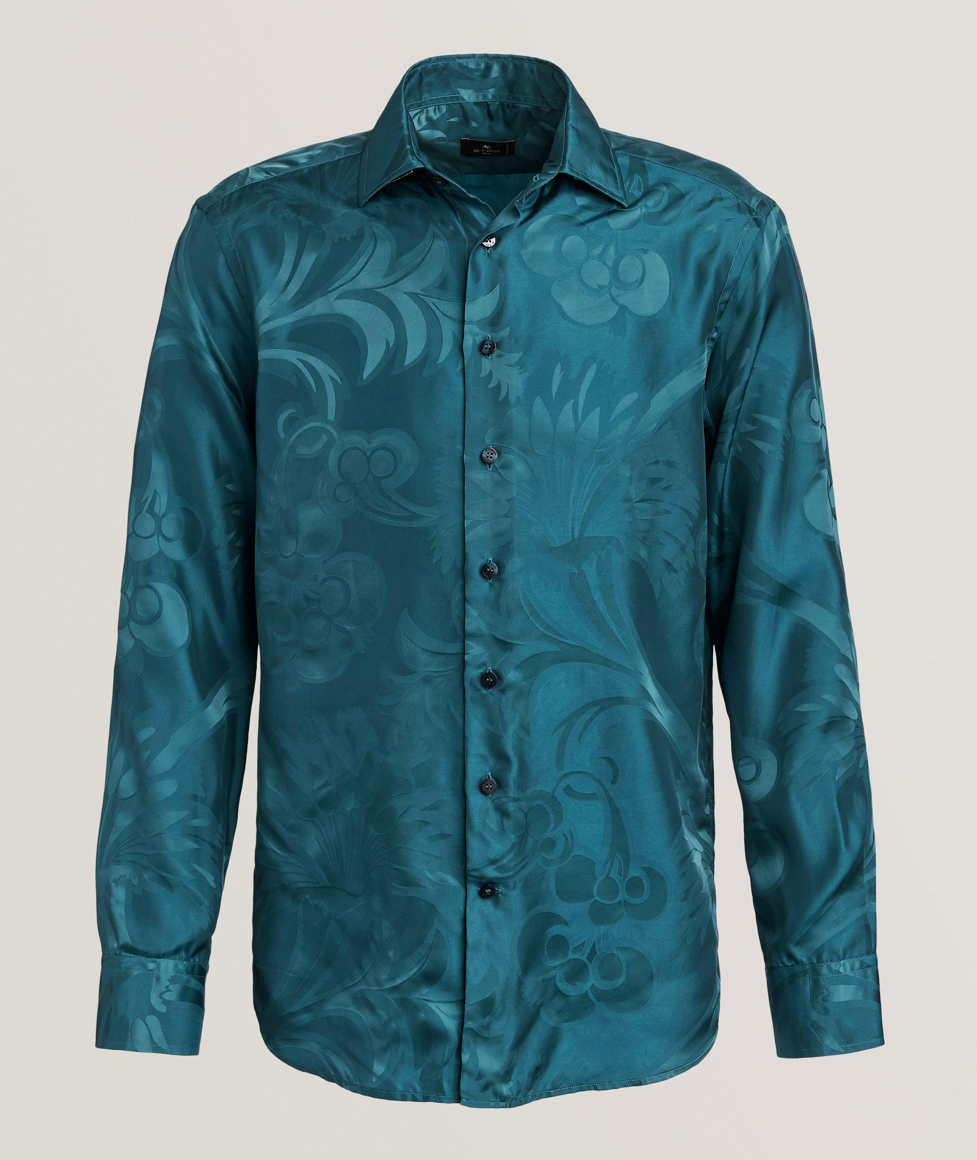 Floral Silk-Blend Shirt  image 0