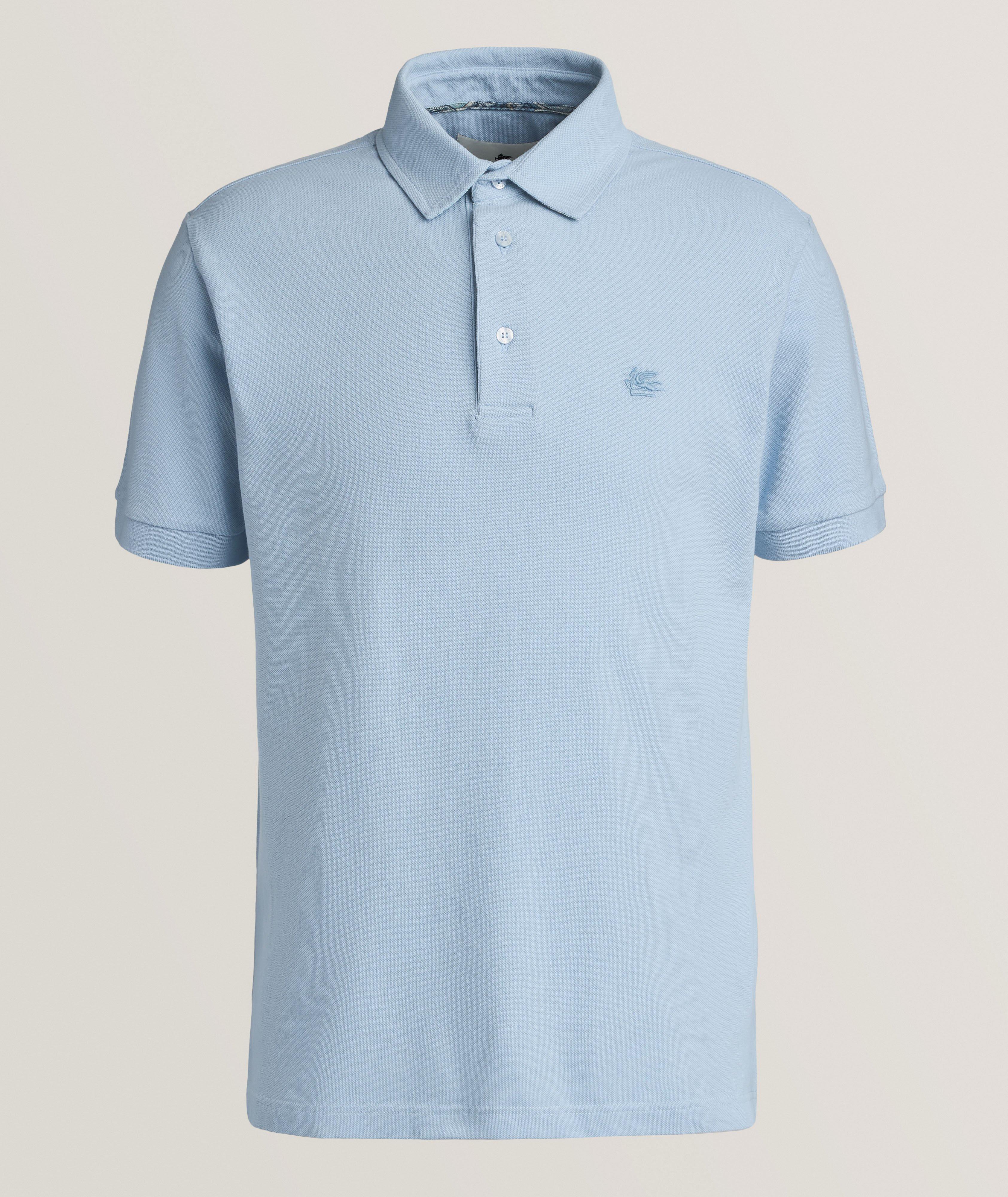 Paisley Under Collar Cotton Polo image 0
