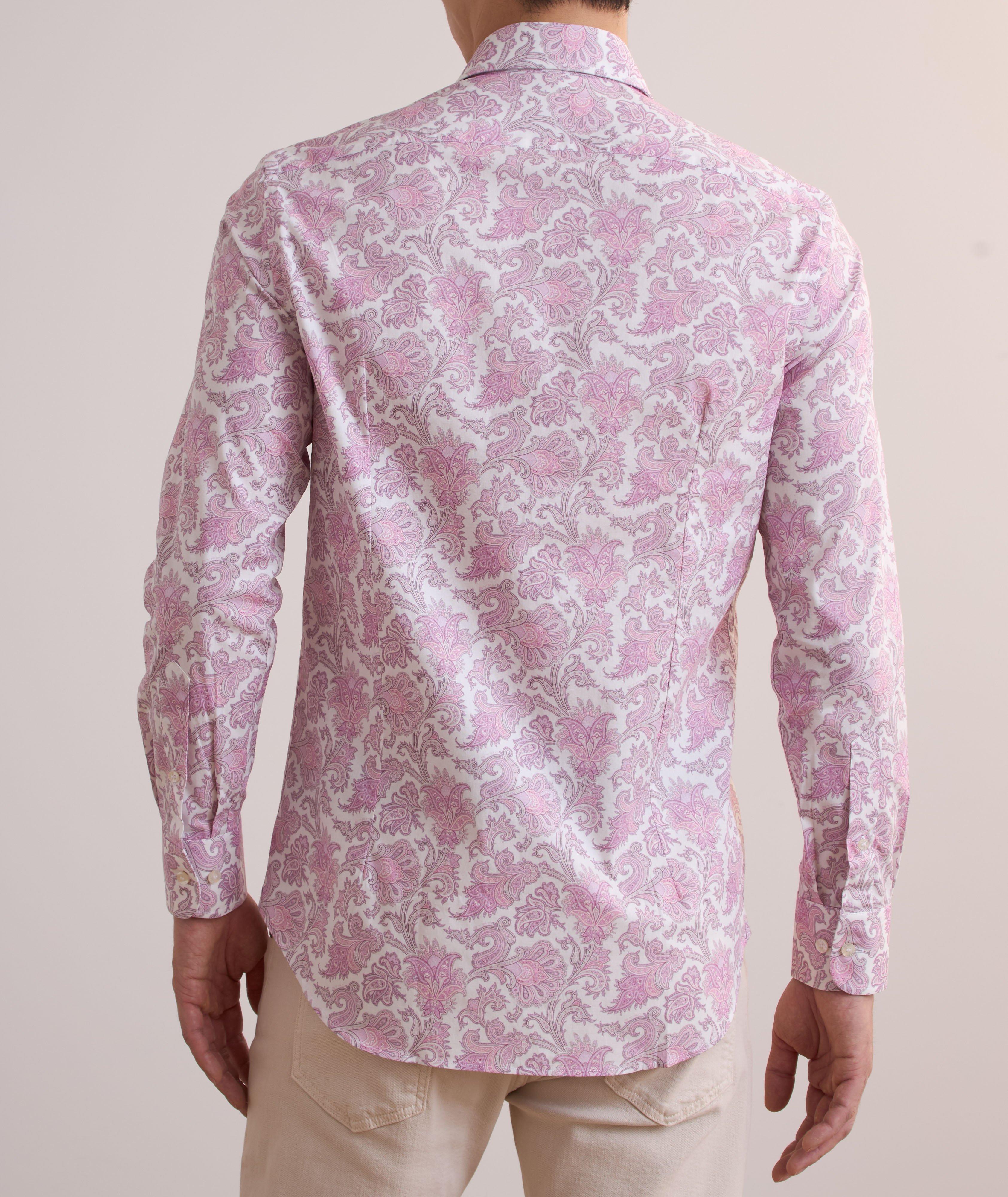 Chemise en coton extensible à motif paisley image 2