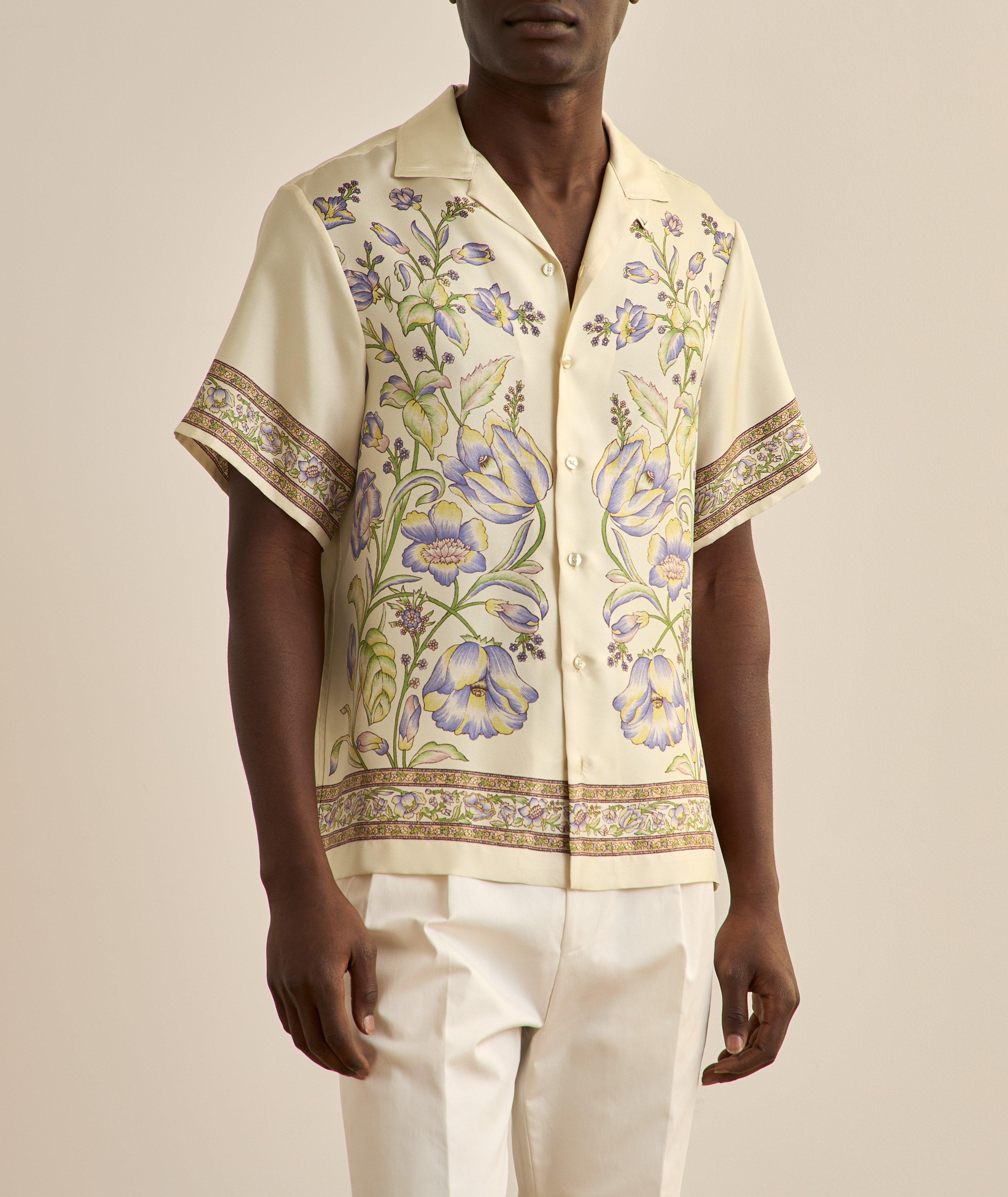 Floral Silk Bowling Shirt  image 1