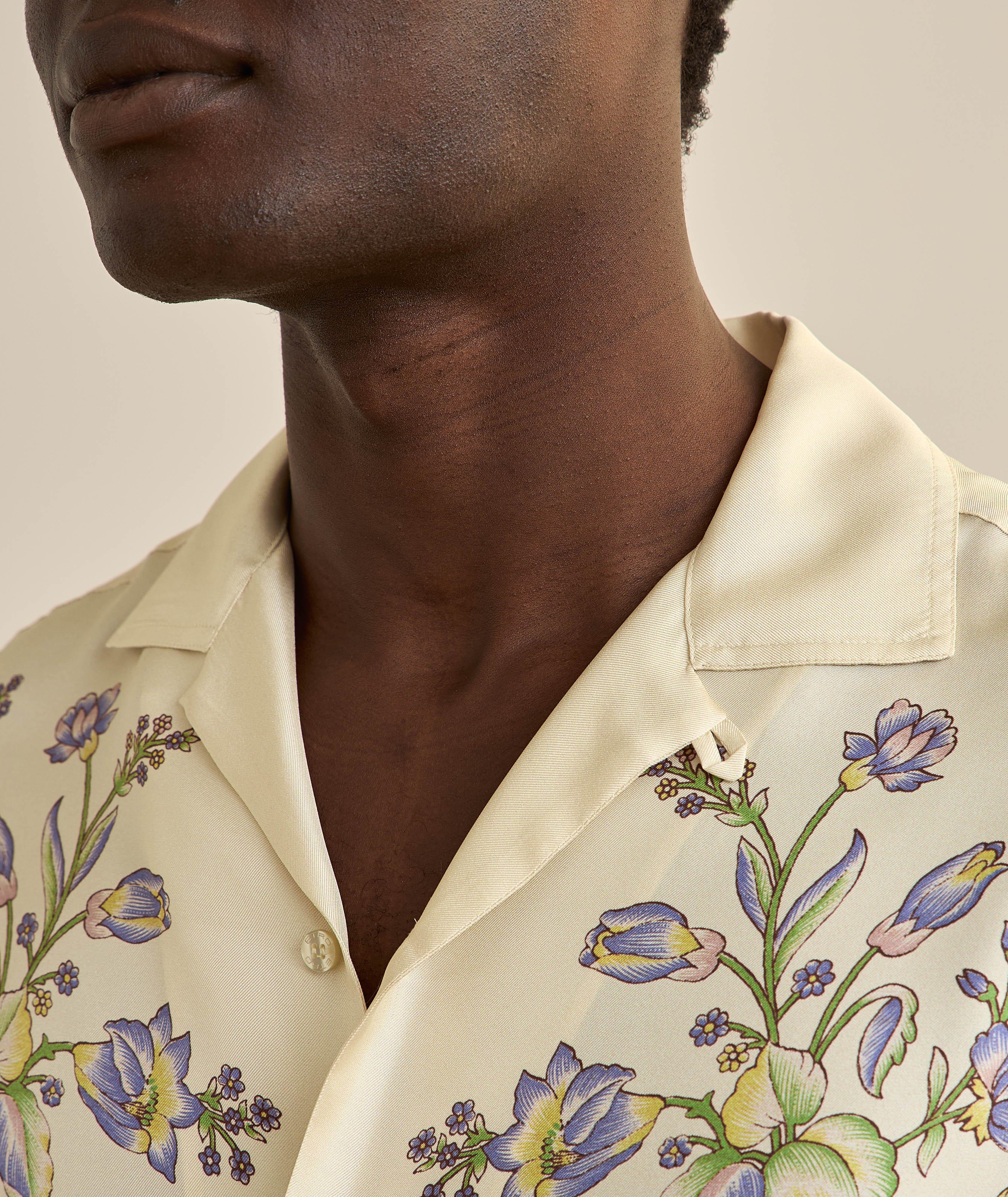 Floral Silk Bowling Shirt  image 3