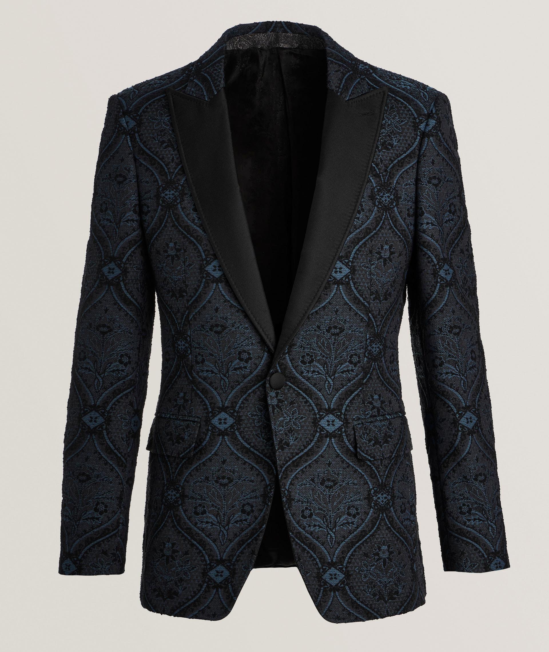 Floral Brocade Silk-Blend Evening Jacket  image 0