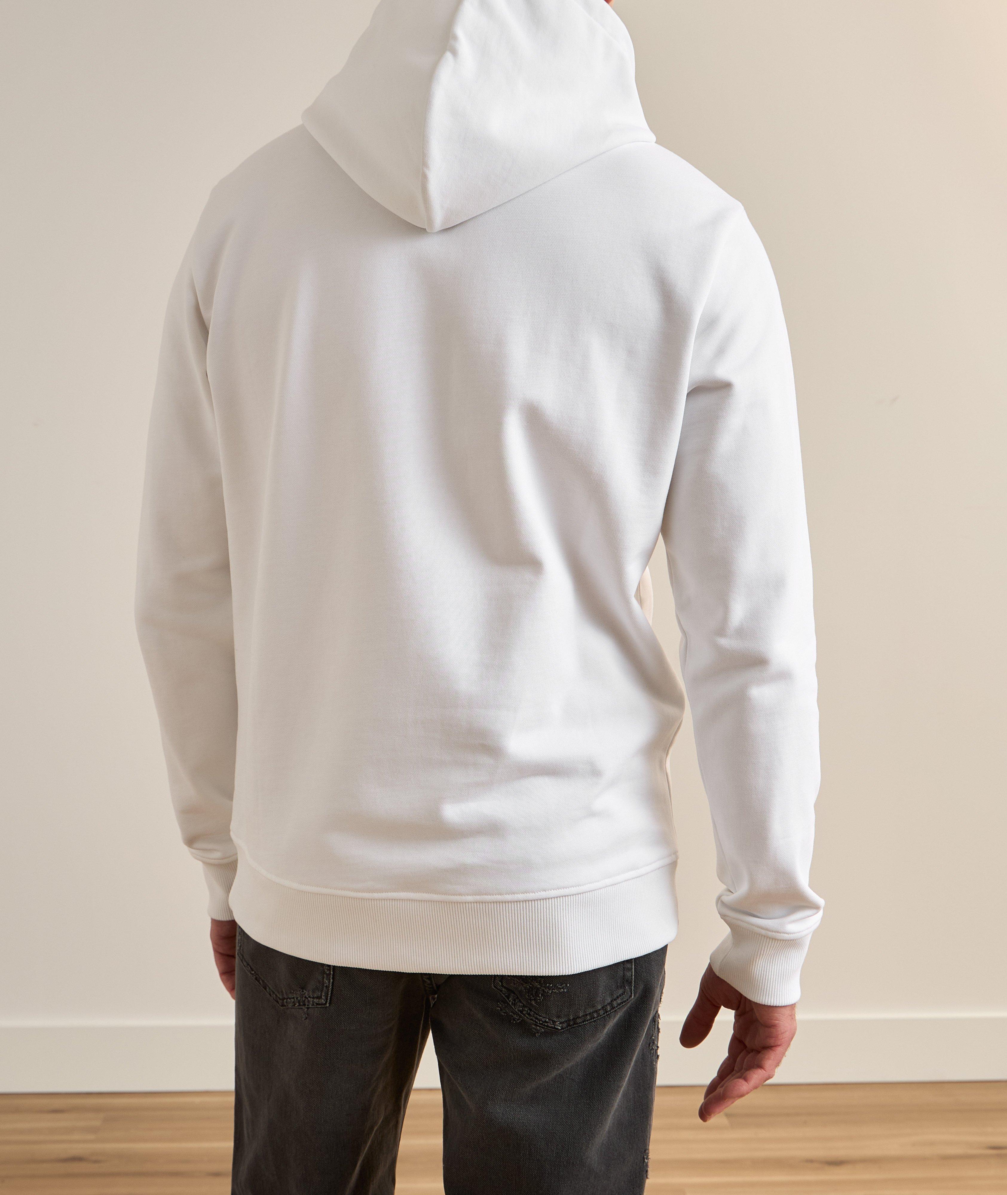 Embroidered Logo Hooded Sweater  image 2
