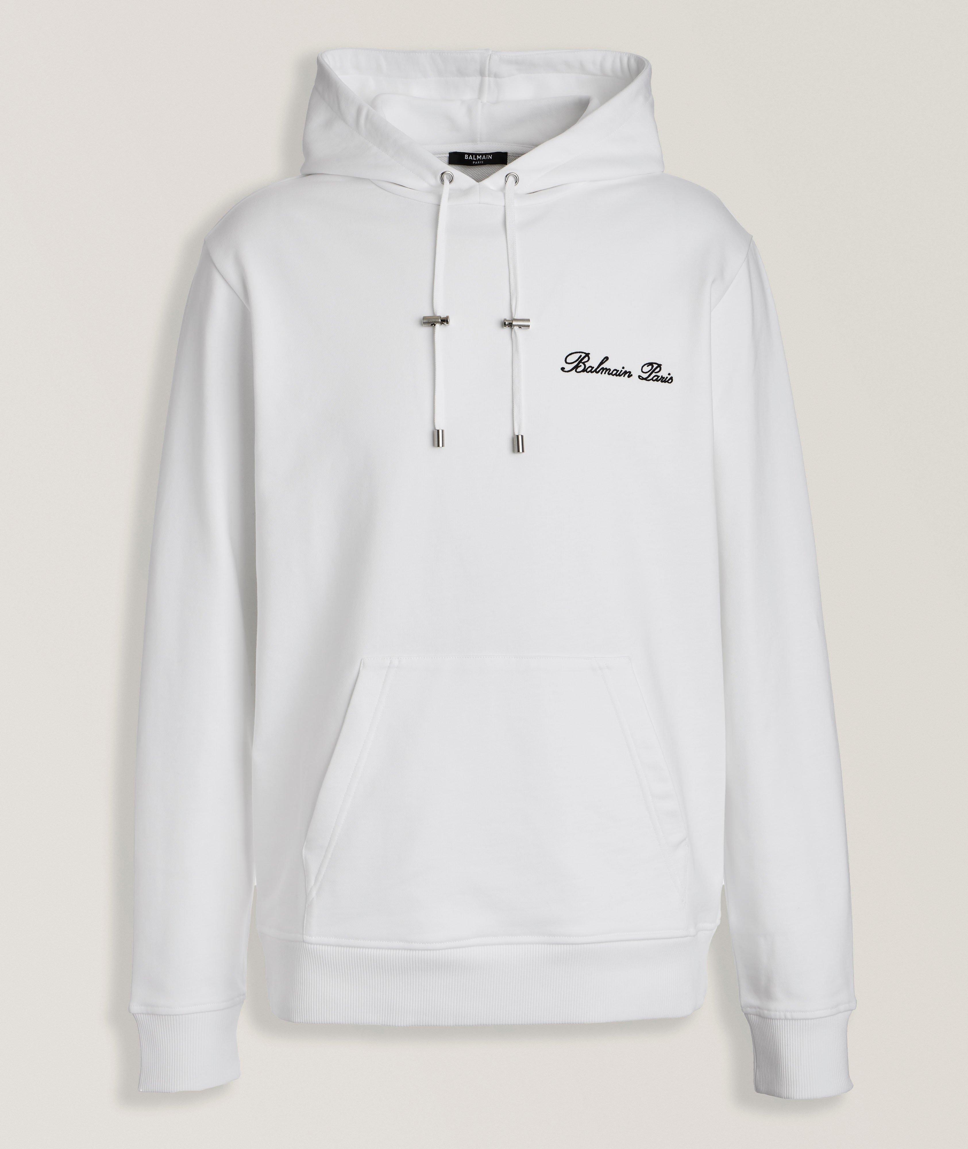 Embroidered Logo Hooded Sweater  image 0