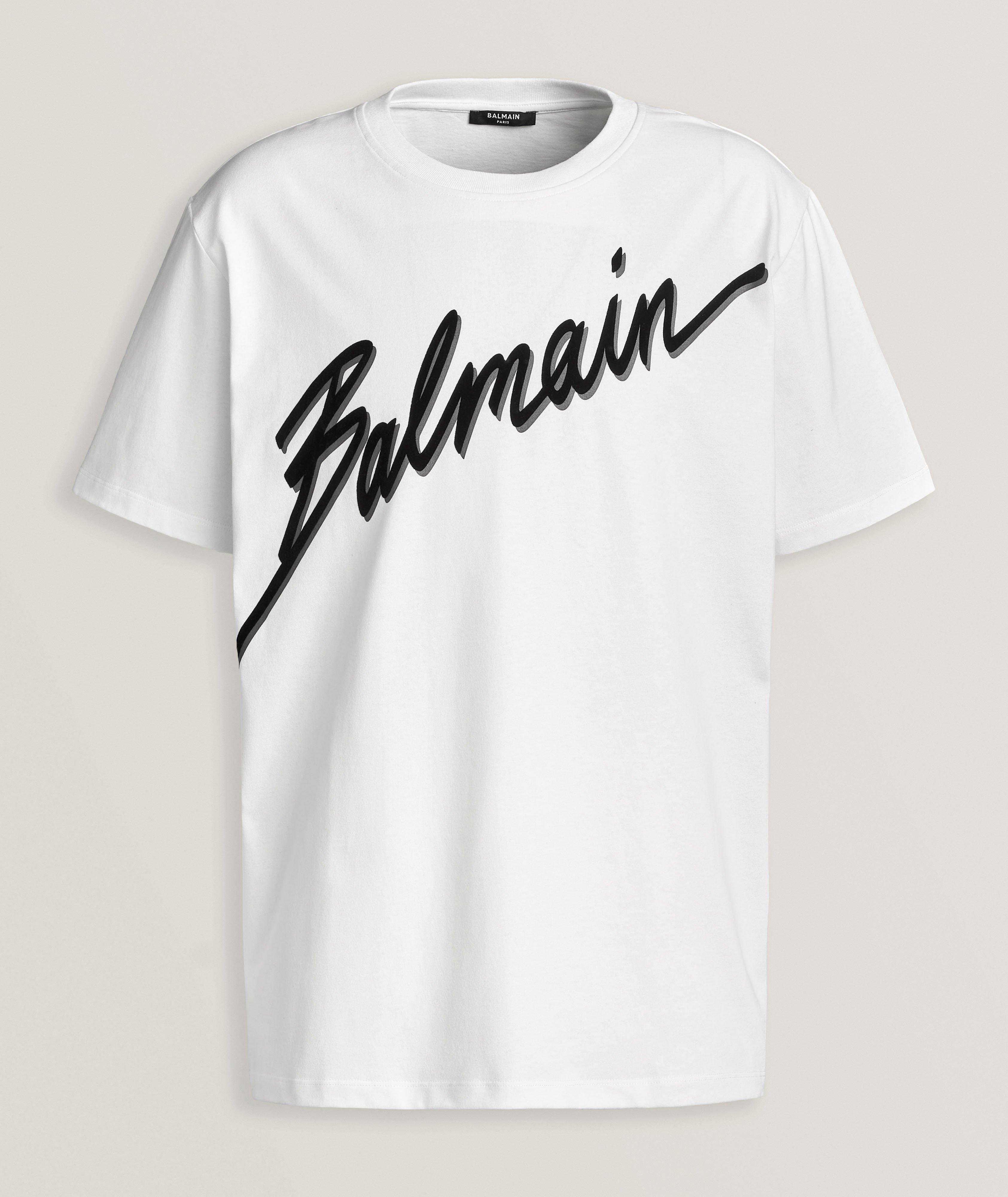 Flocked Cursive Logo T-Shirt  image 0