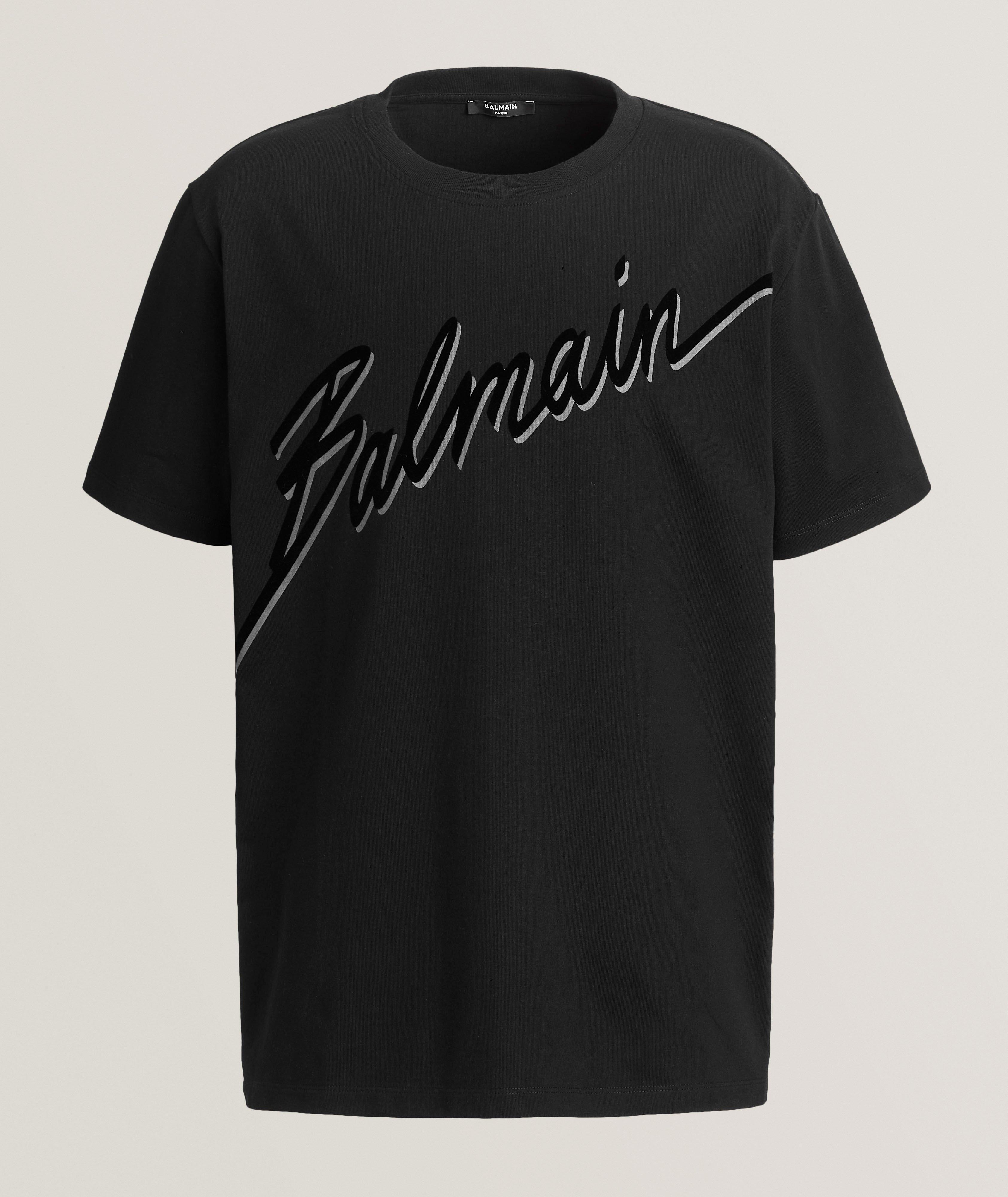 Flocked Cursive Logo T-Shirt  image 0