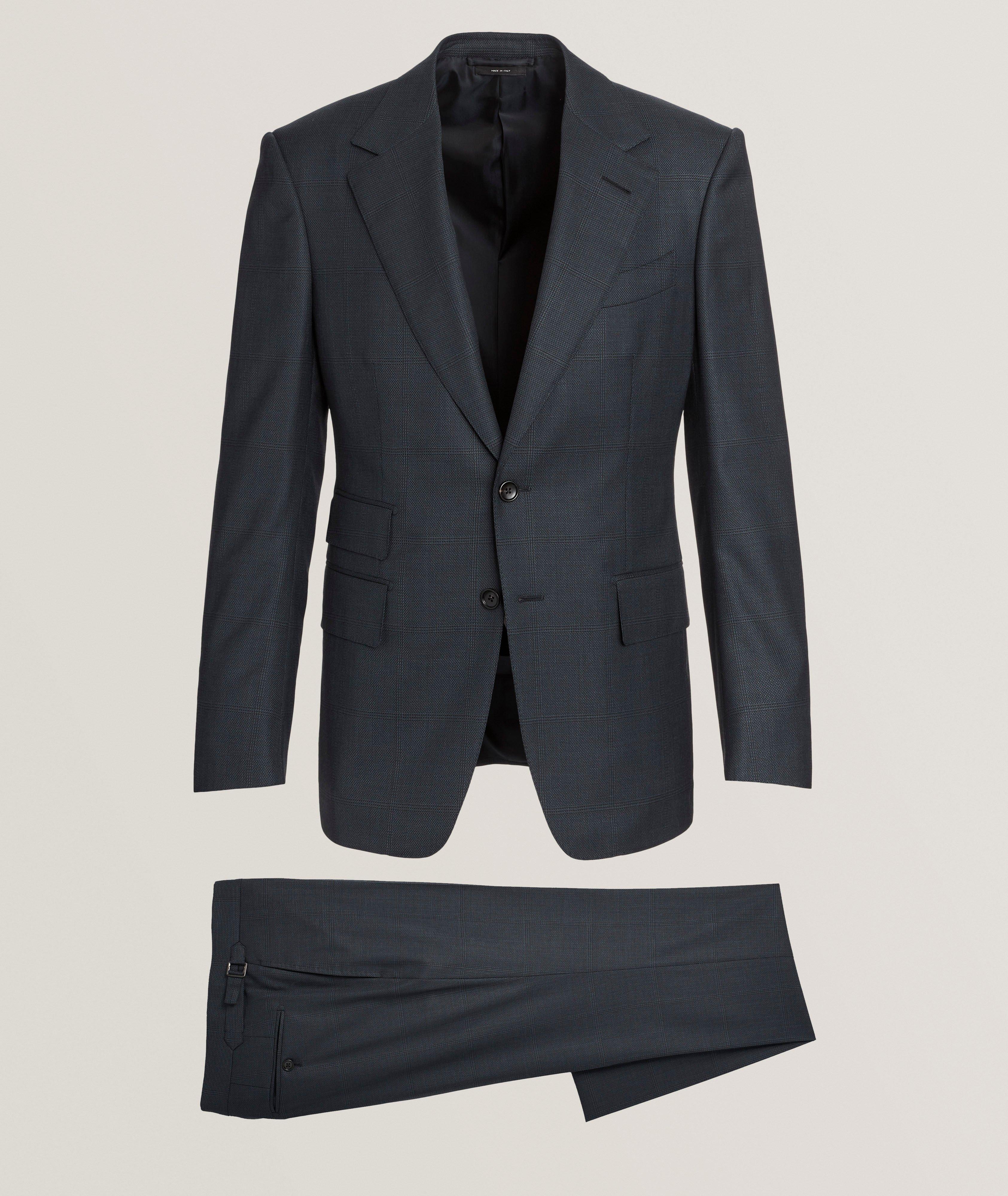Shelton Windown Check Stretch-Wool Suit  image 1