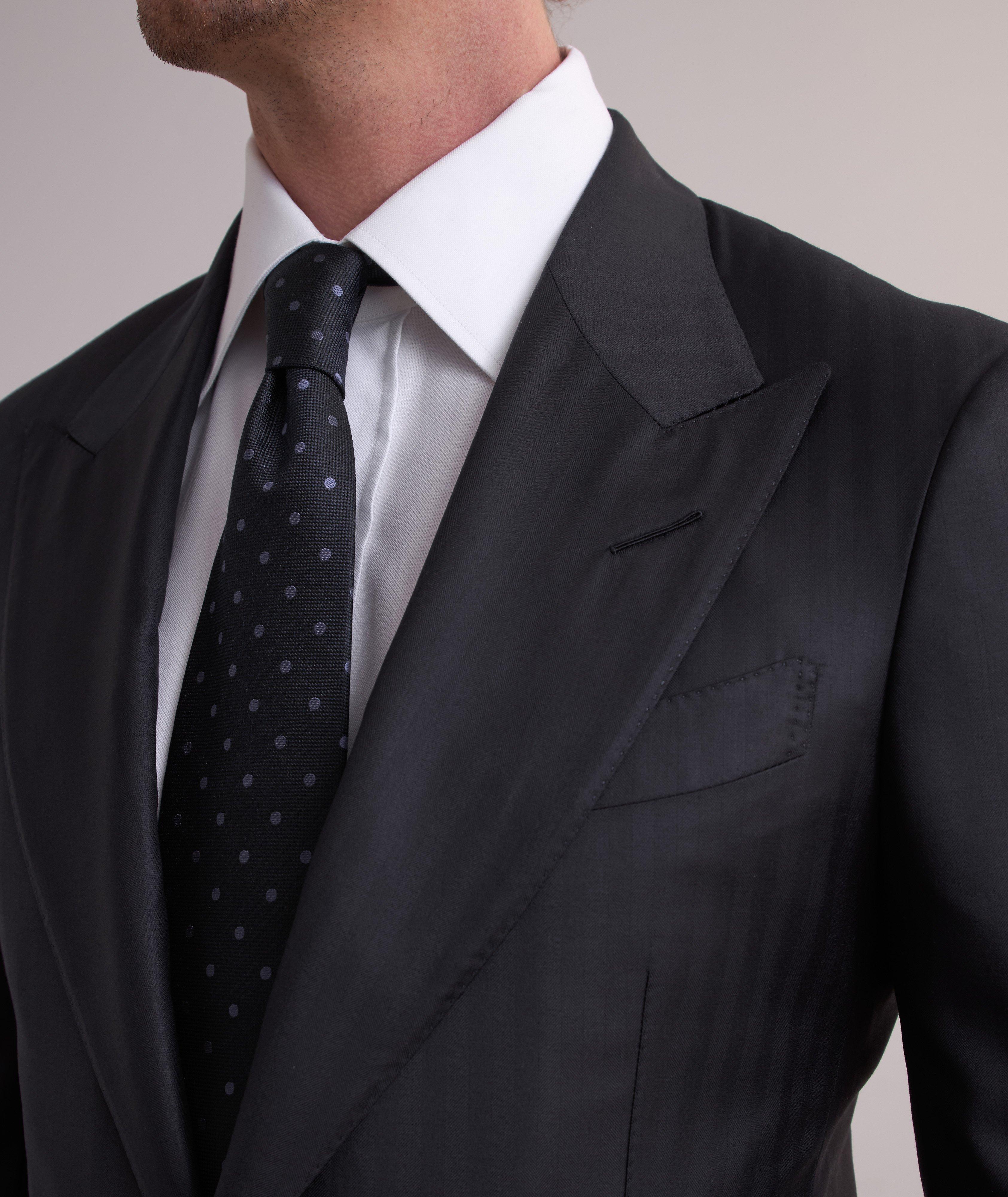 Shelton Micron Herringbone Suit  image 3