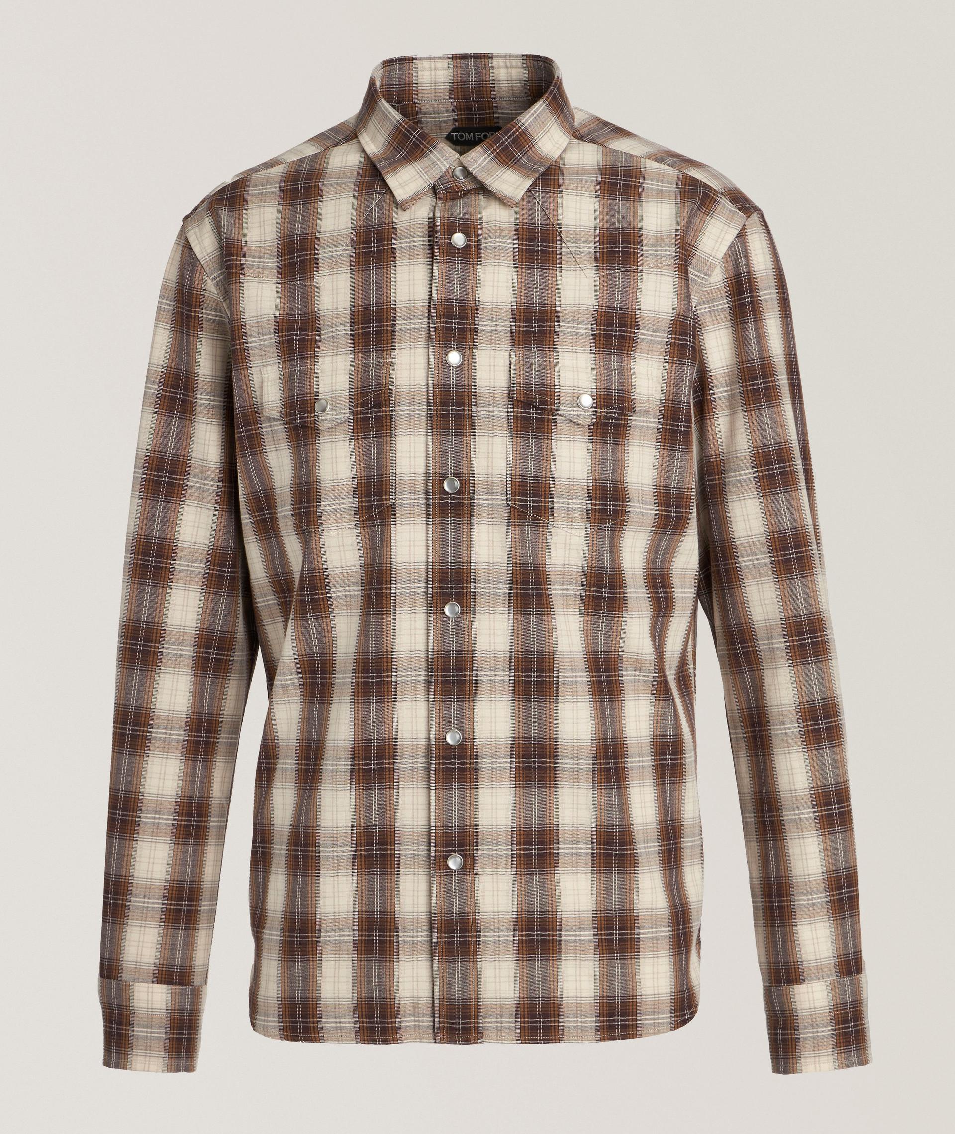 Check Cotton Western Shirt image 0