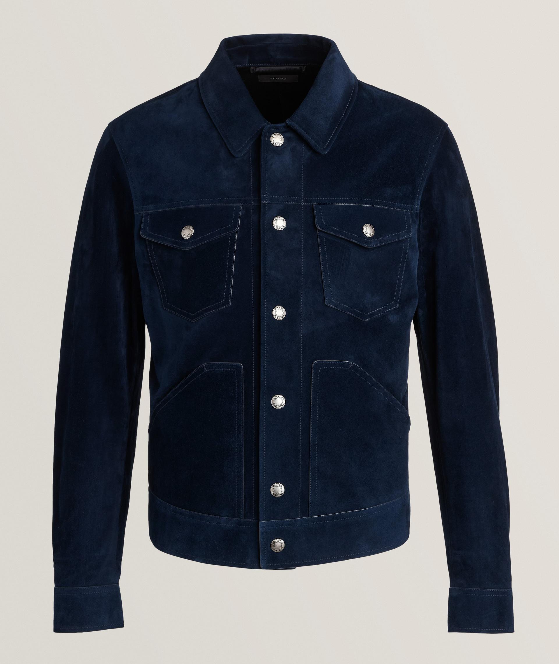 Blouson de style western en suède image 0