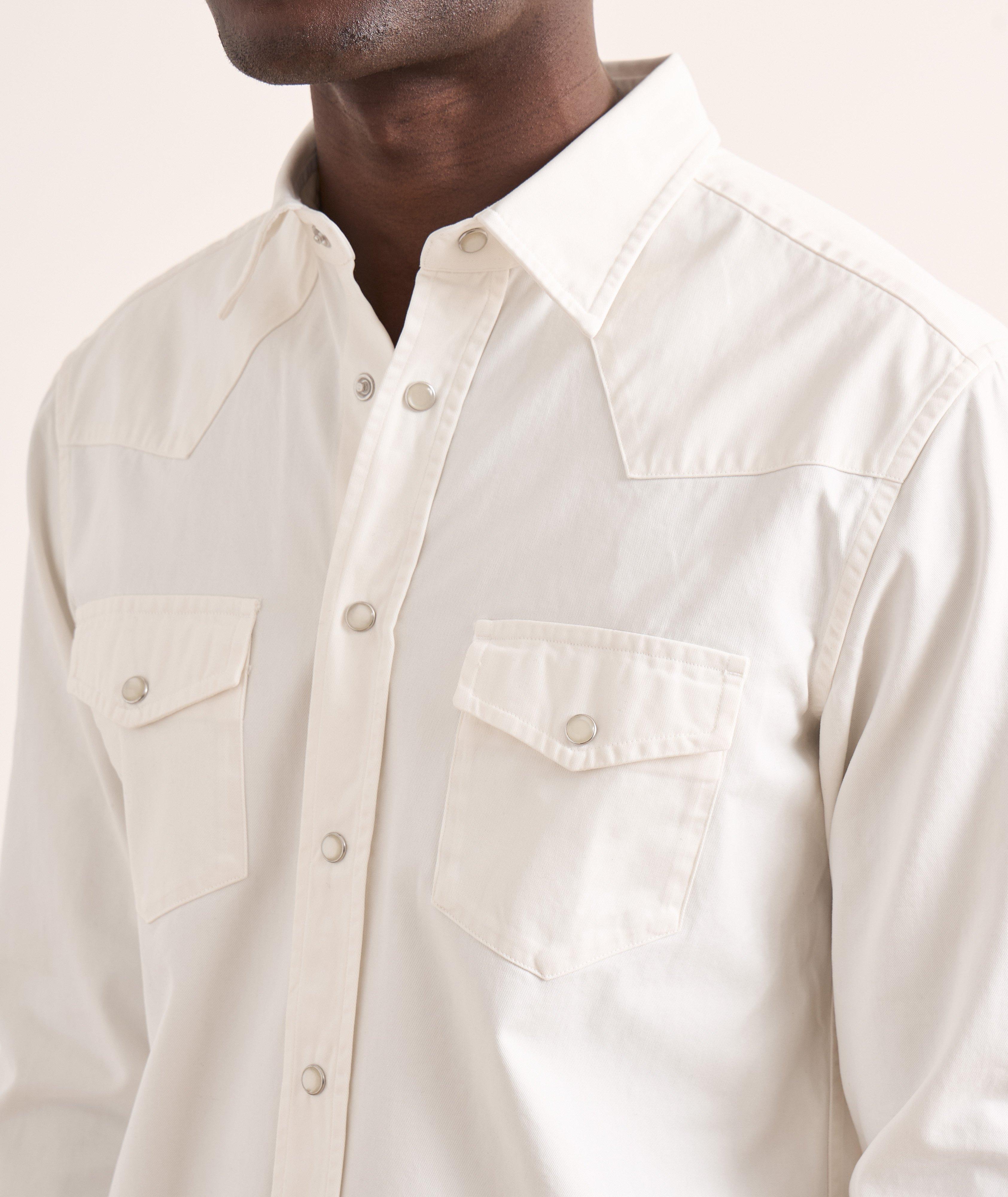 Cotton Twill Western Shirt  image 3