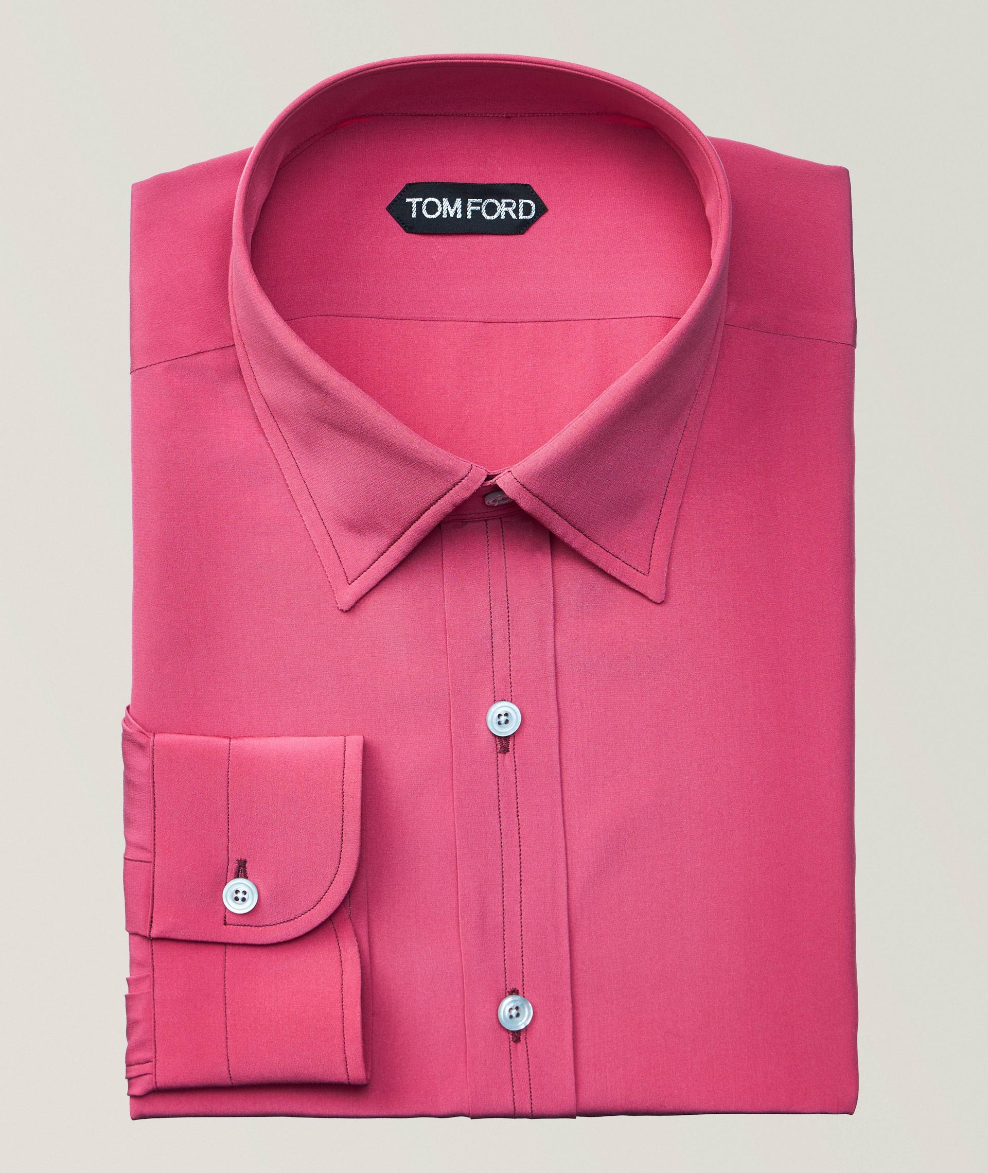 Chemise habillée en crêpe de Chine image 0