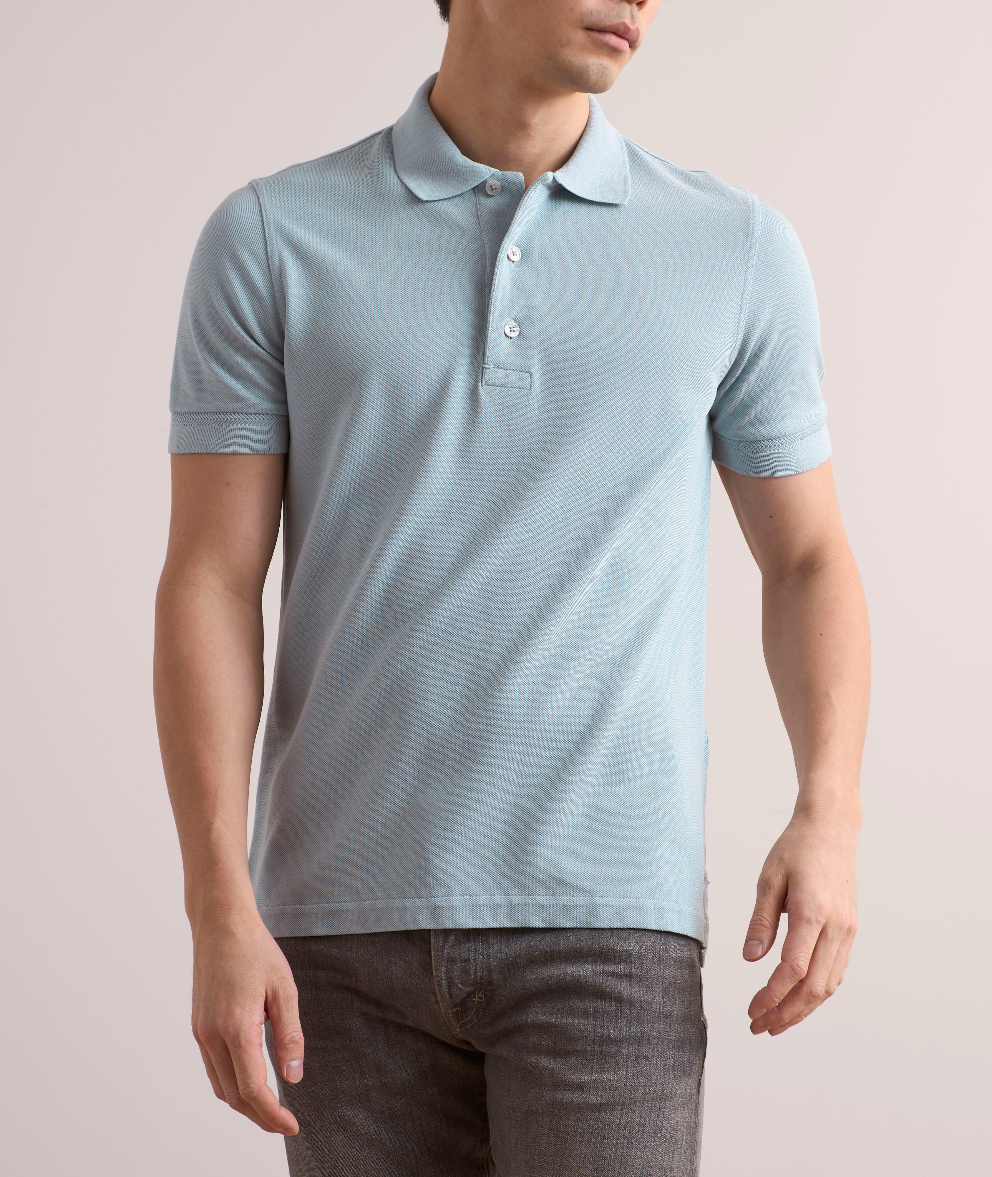 Lyocell Piqué Cotton Polo image 1