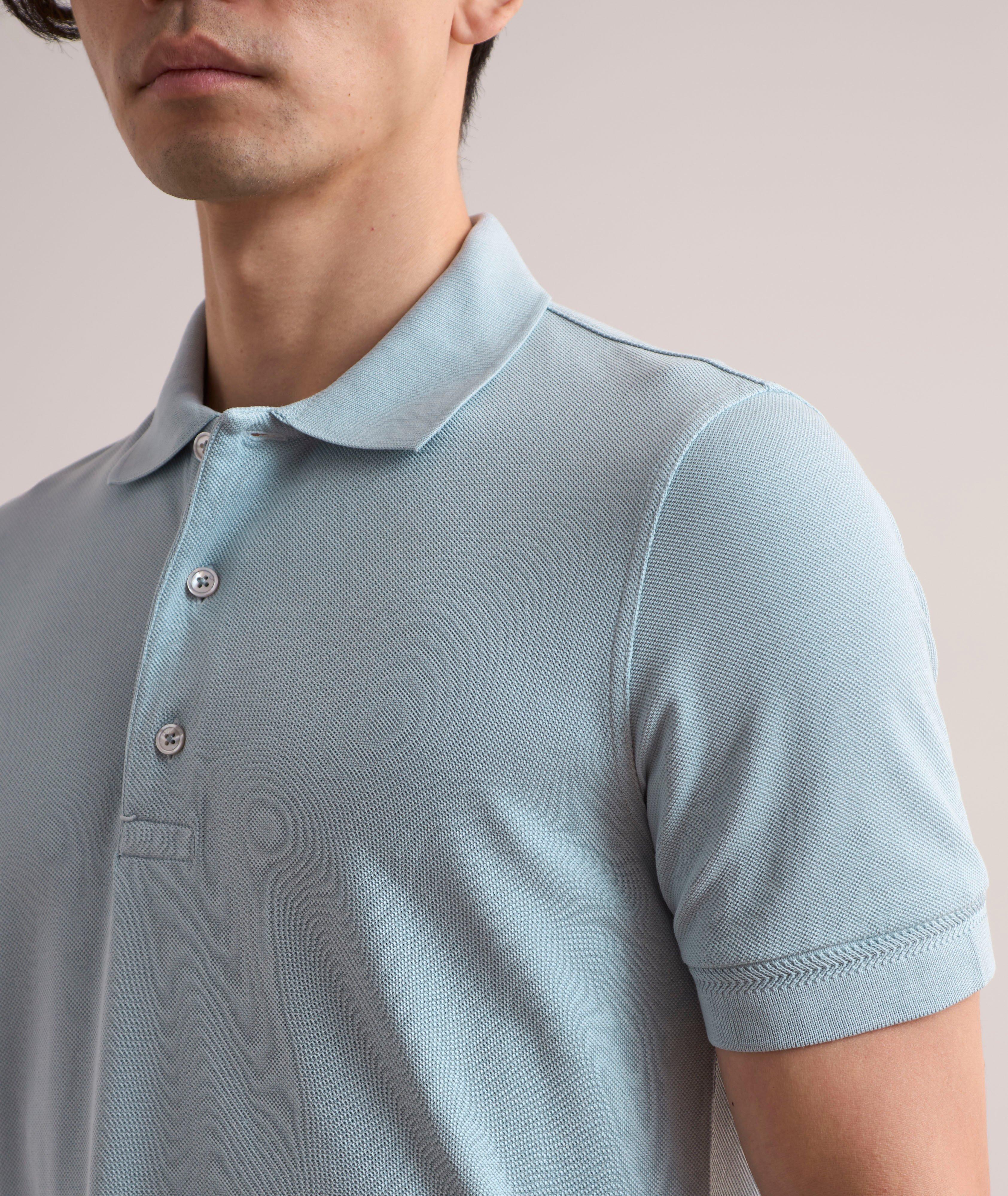 Lyocell Piqué Cotton Polo image 3