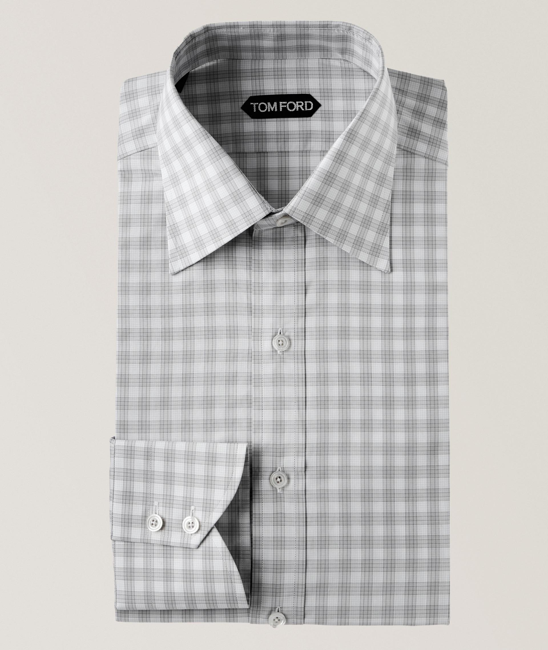 Check Cotton Dress Shirt image 0