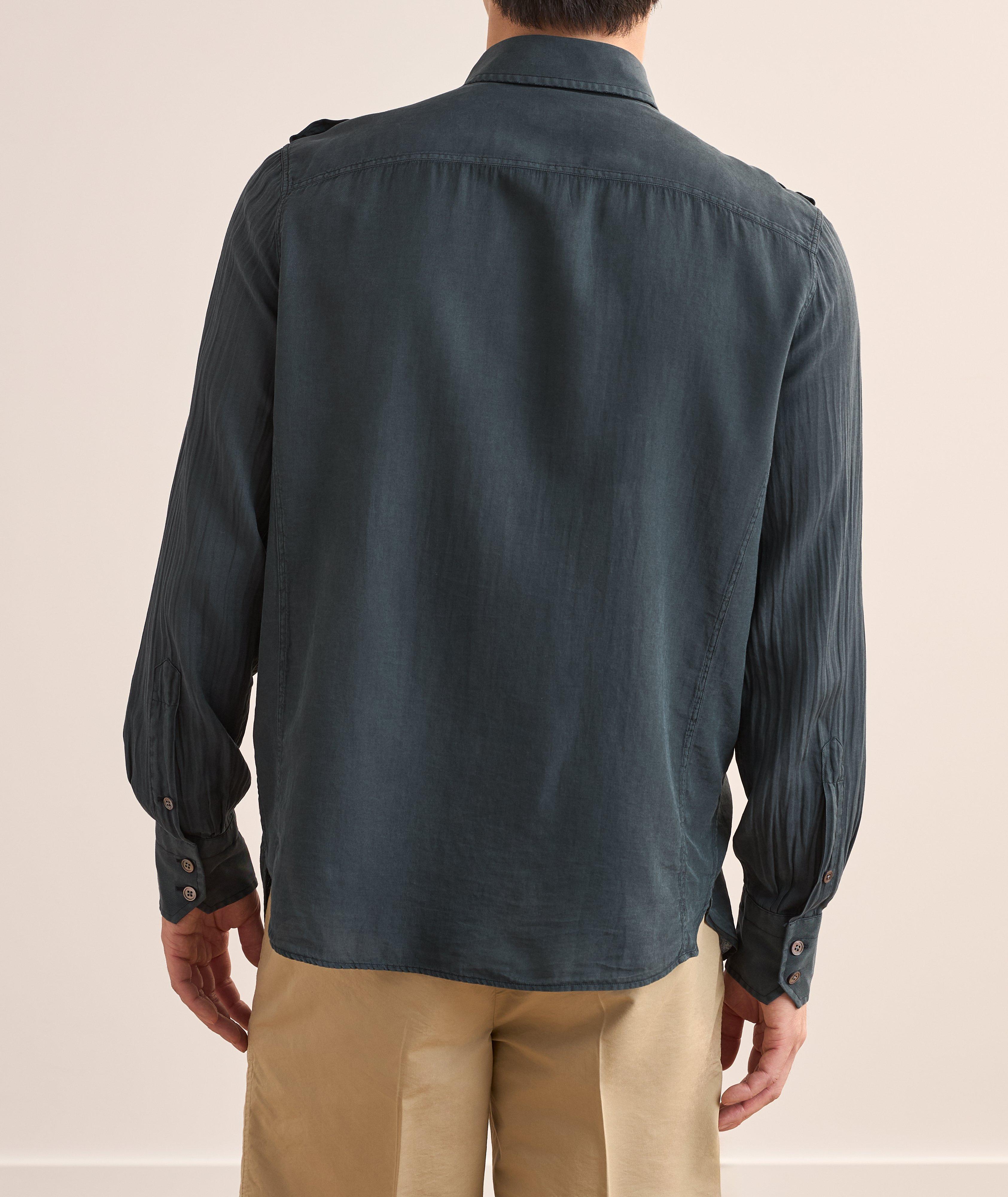 Cotton-Silk Washed Twill Shirt  image 2