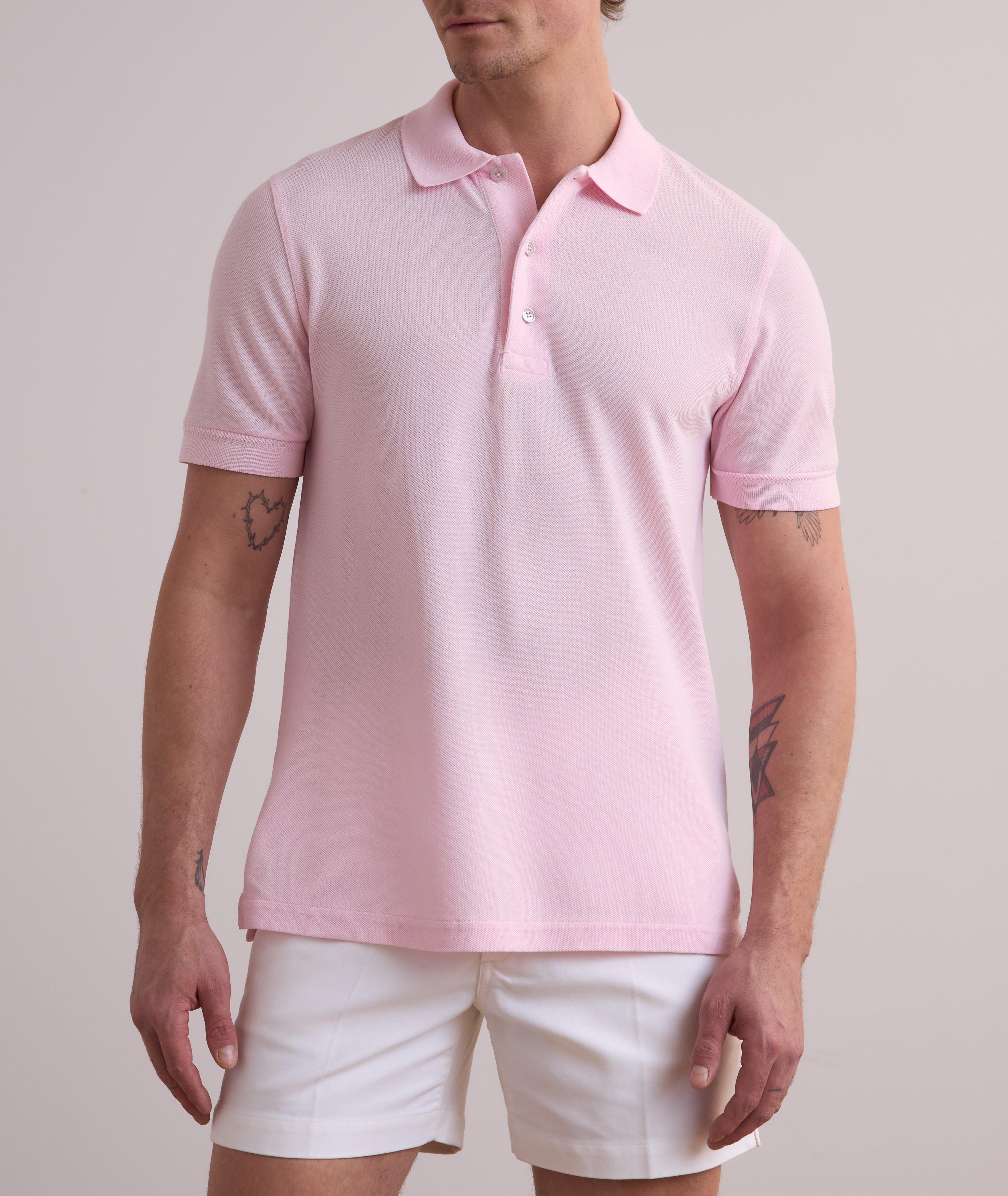 Lyocell-Cotton Piquet Polo  image 1