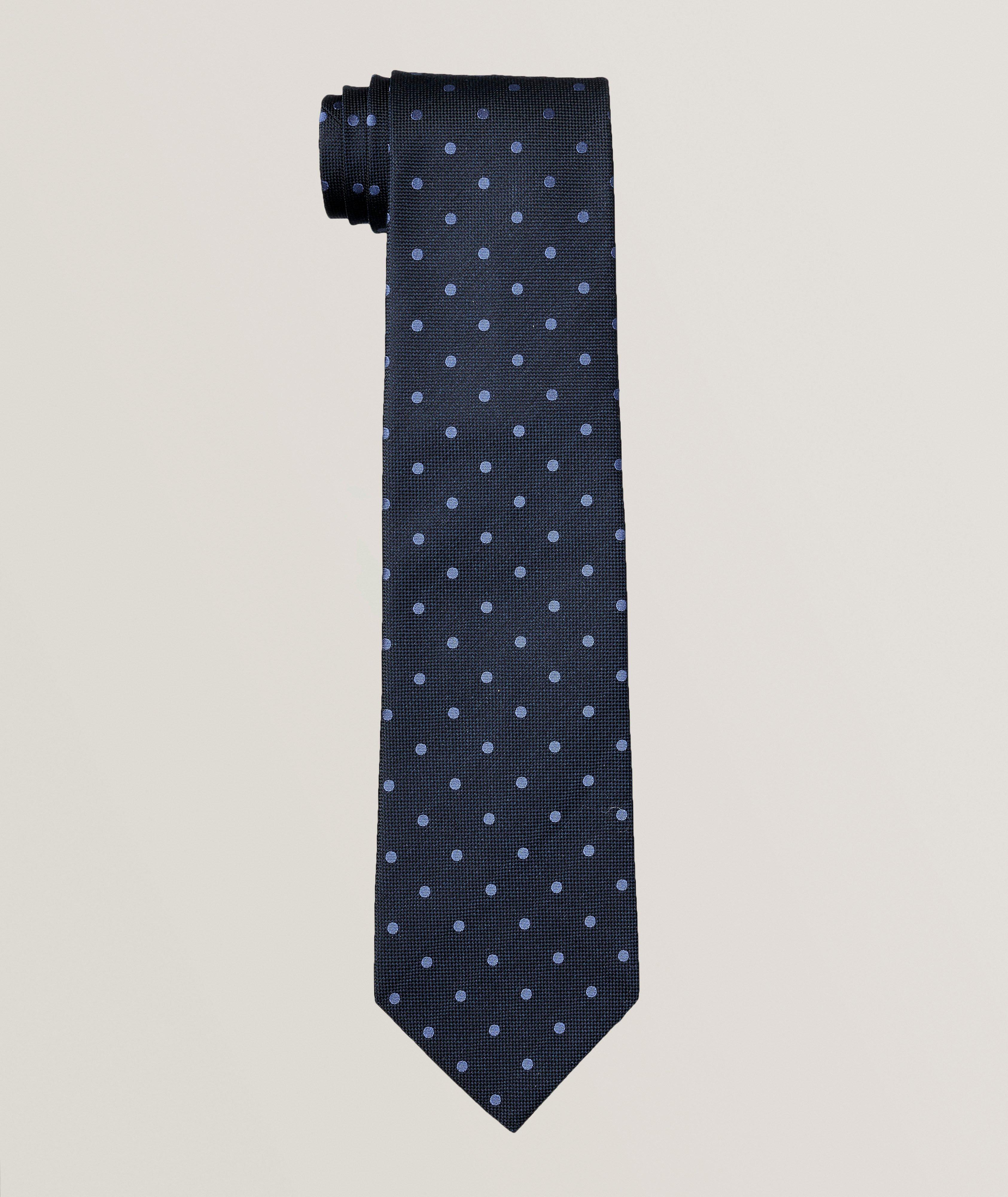 Polka Dot Silk Tie image 0