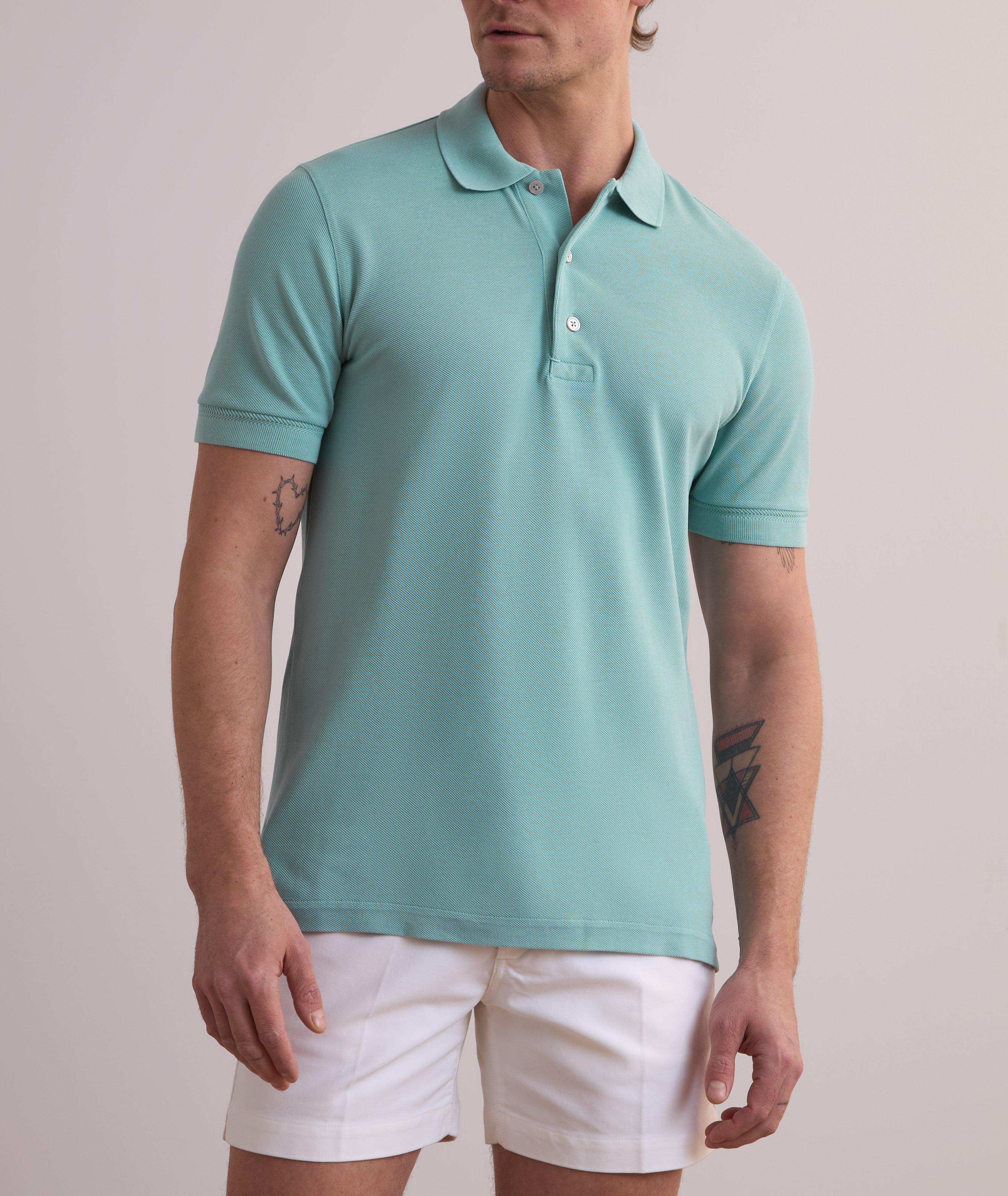 Lyocell-Cotton Piquet Polo  image 1