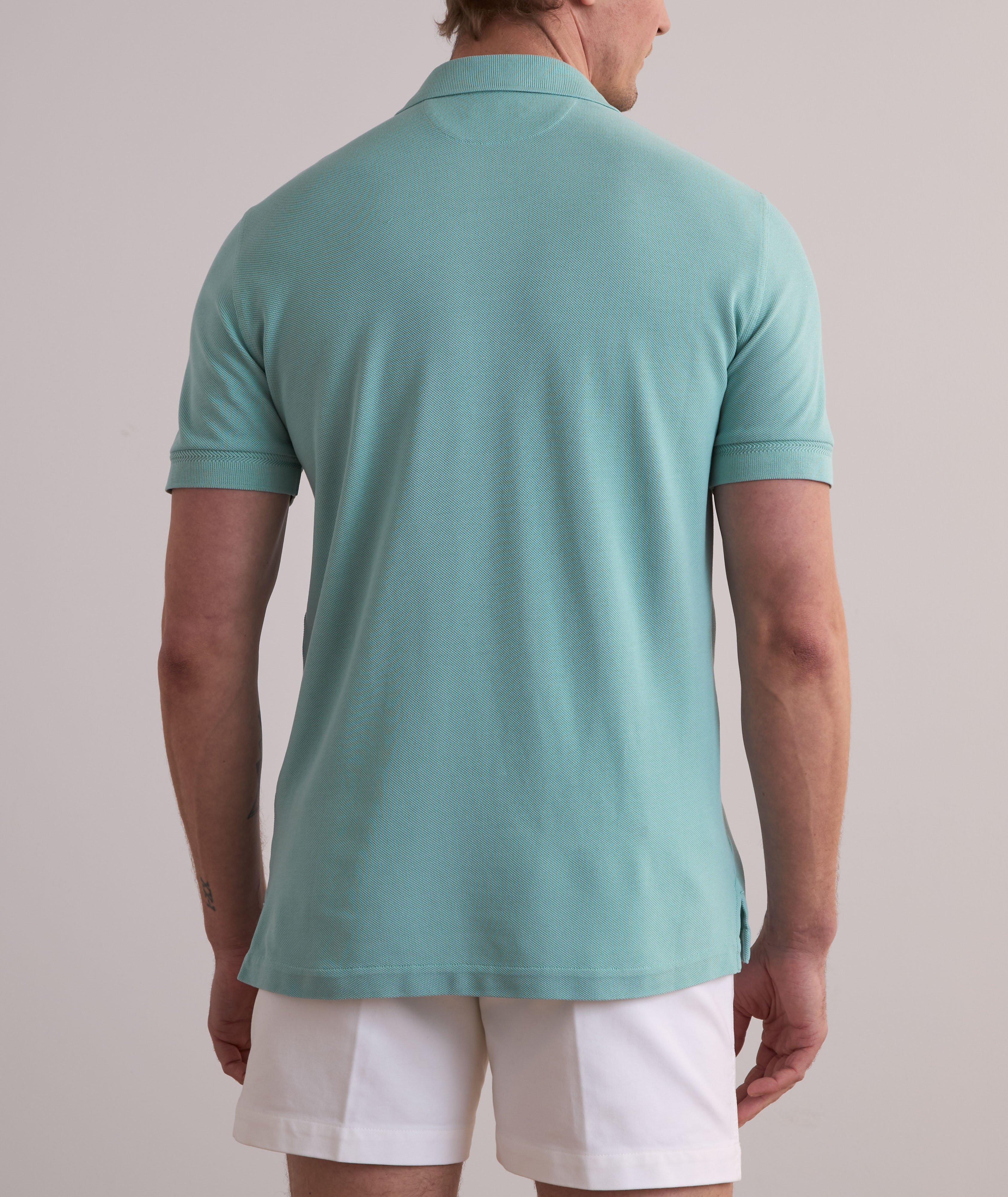 Lyocell-Cotton Piquet Polo  image 2