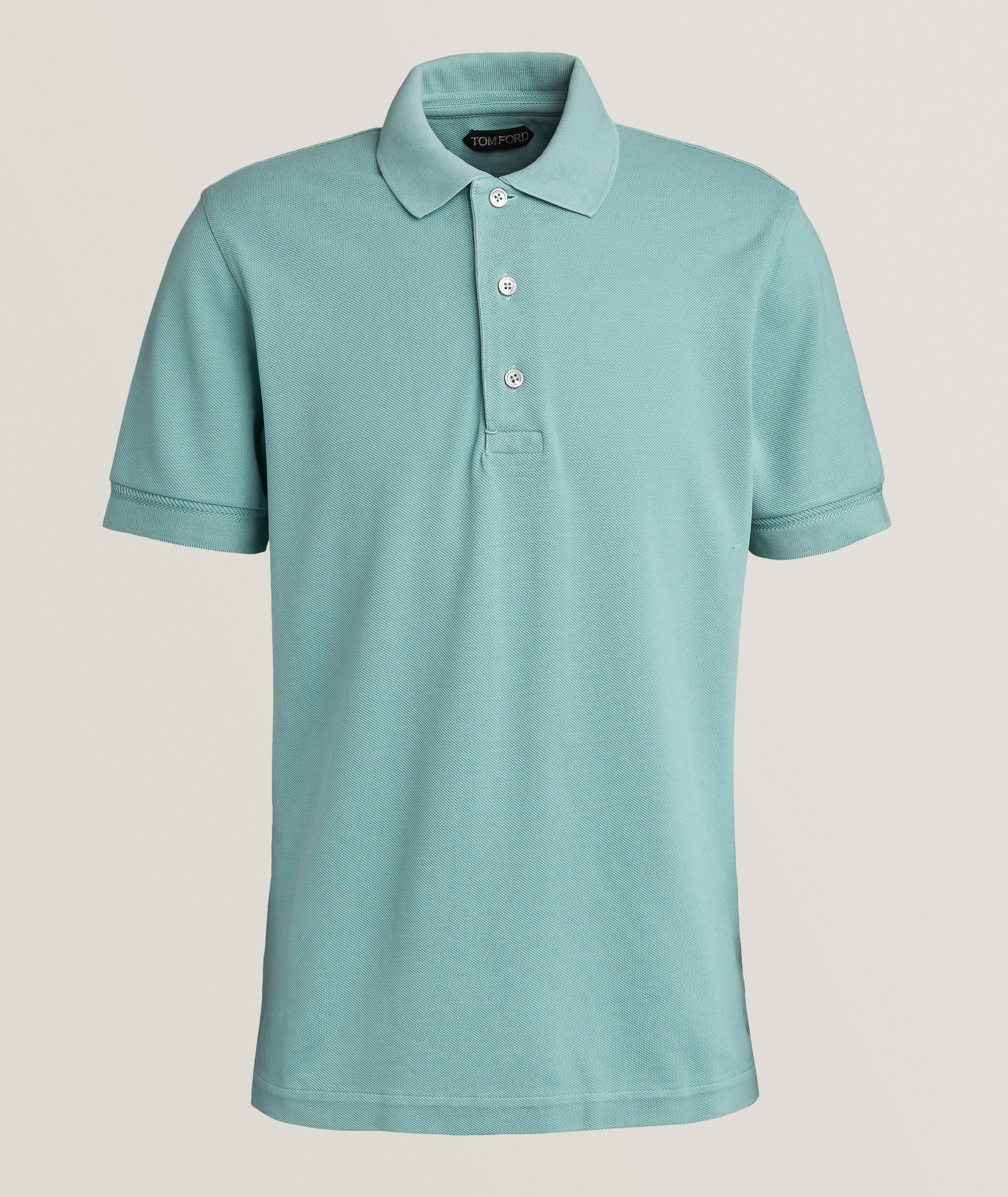 Lyocell-Cotton Piquet Polo  image 0