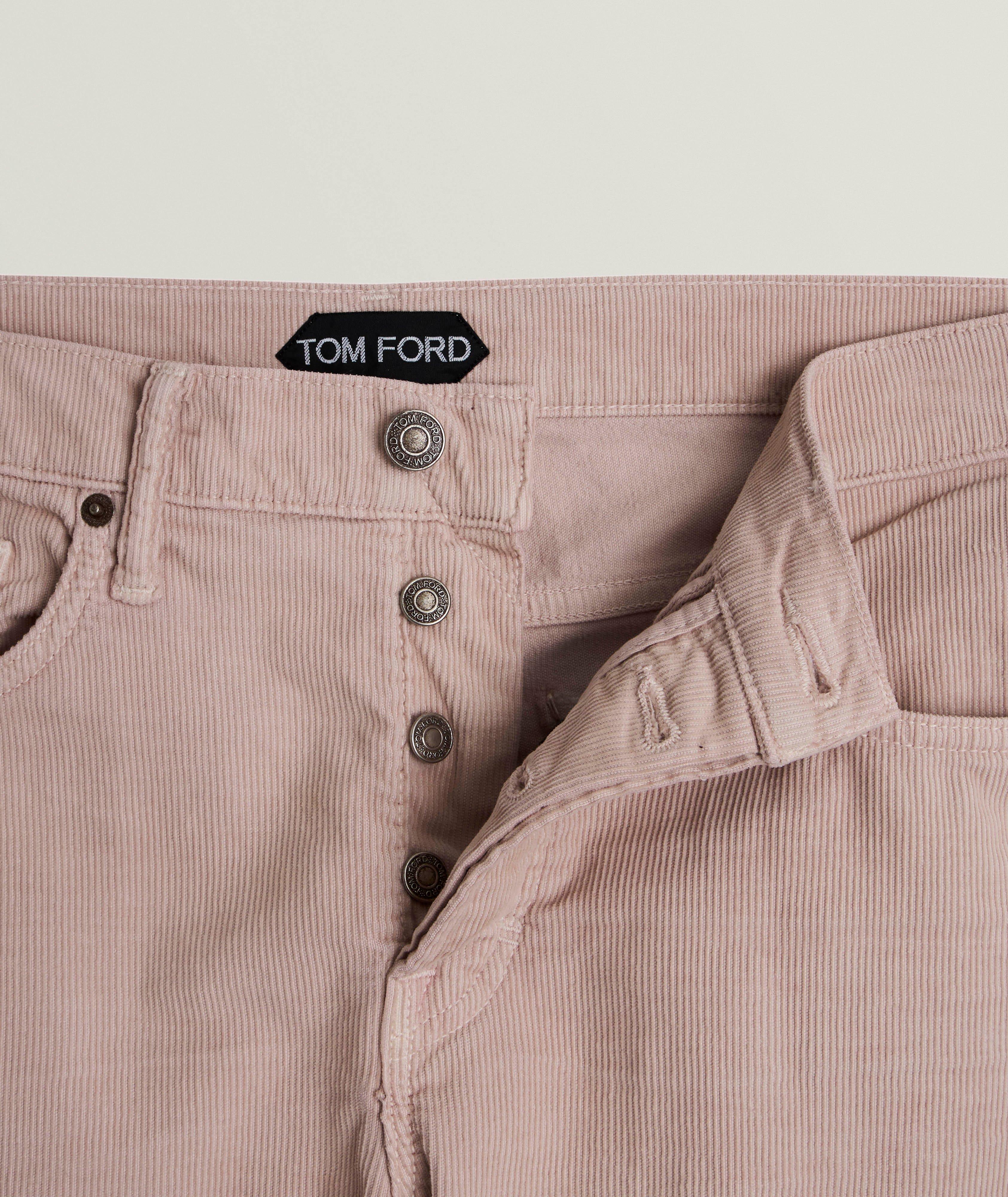 Slim-Fit Micro-Corduroy Pants image 1