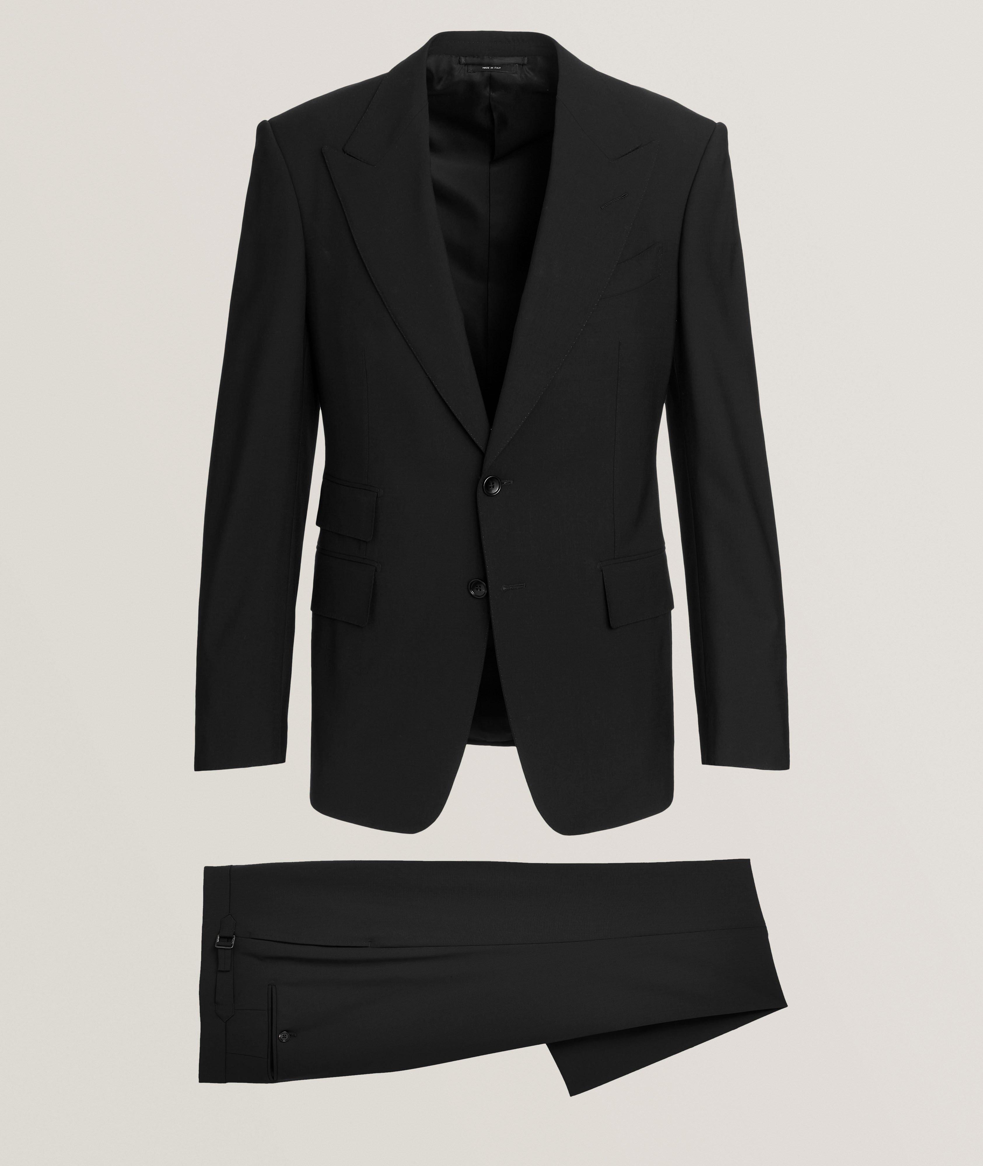 Shelton Plain Weave Stretch-Wool Suit  image 1
