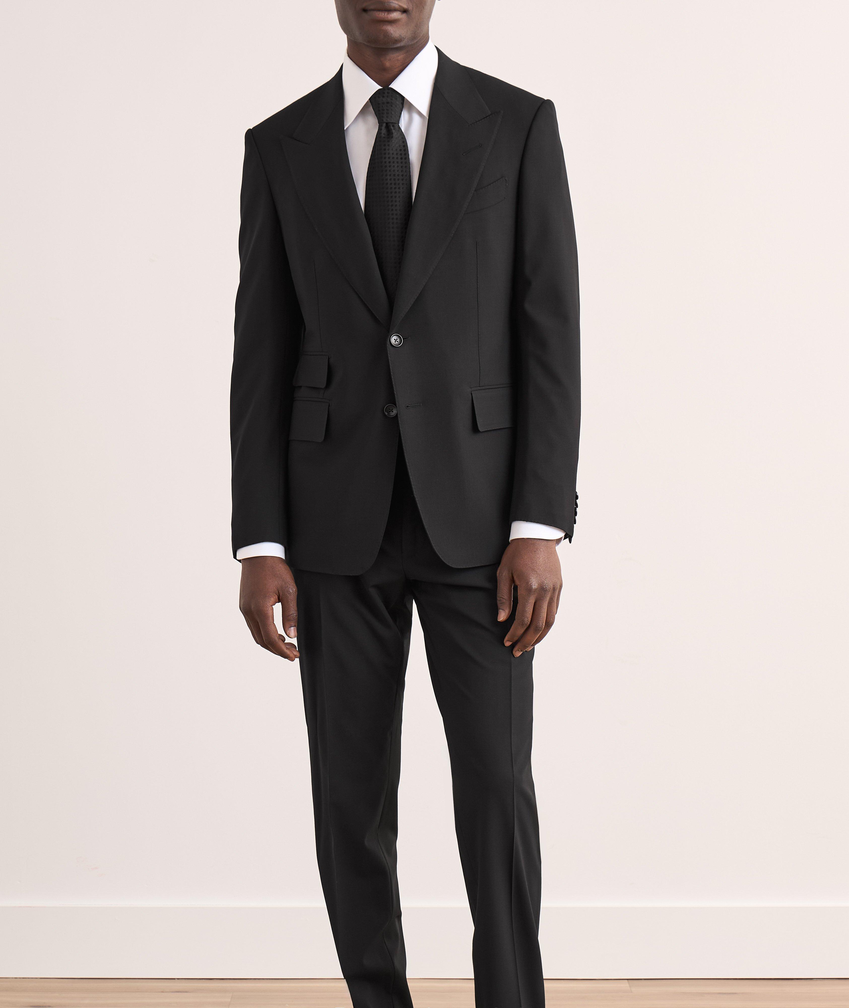 Shelton Plain Weave Stretch-Wool Suit  image 1