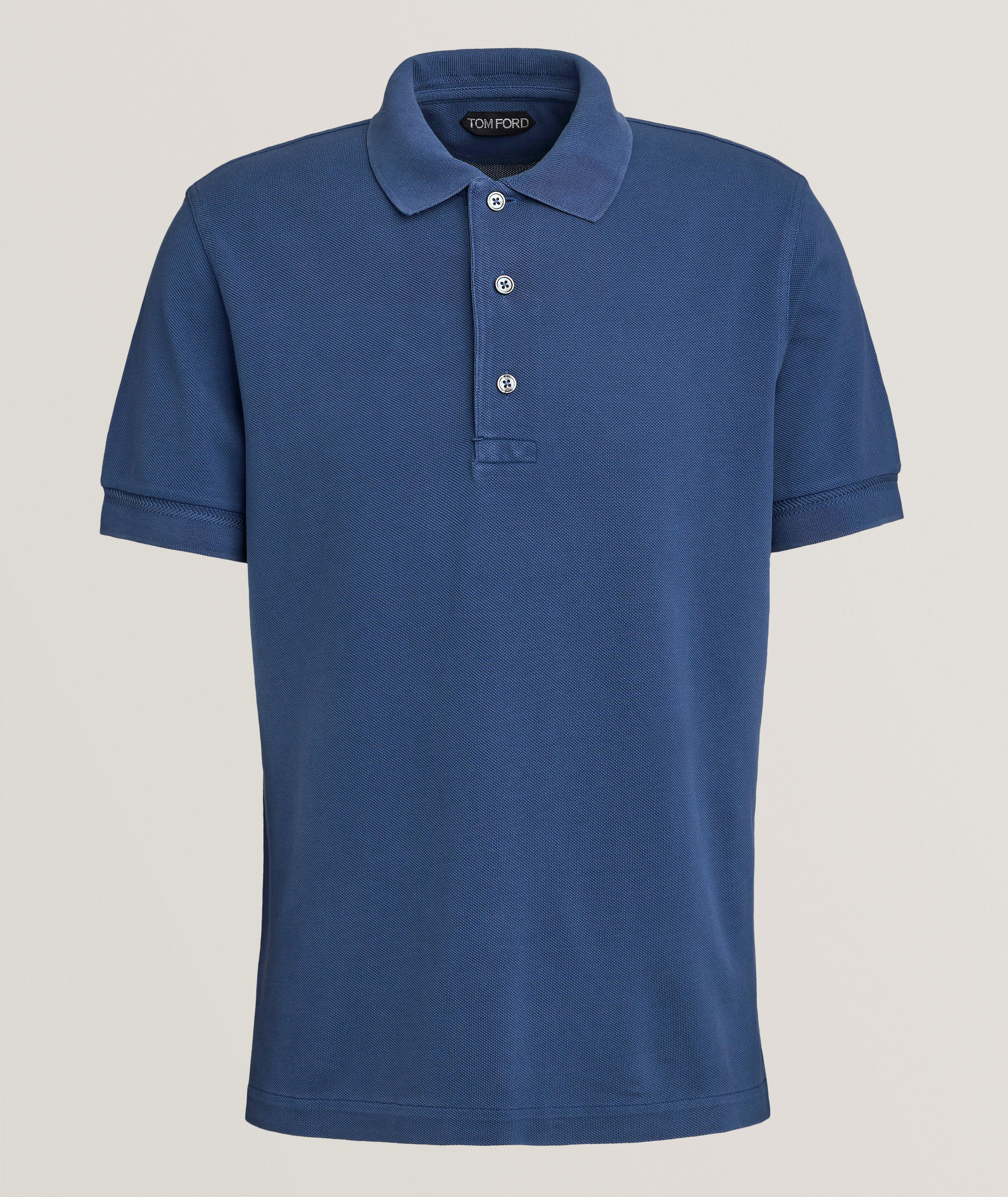 Pique Cotton-Blend Polo  image 0