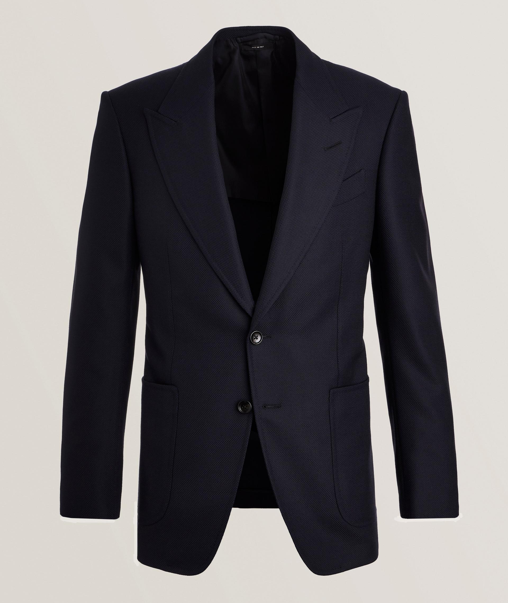 Shelton Grand Hopsack Wool-Mohair Sport Jacket image 0
