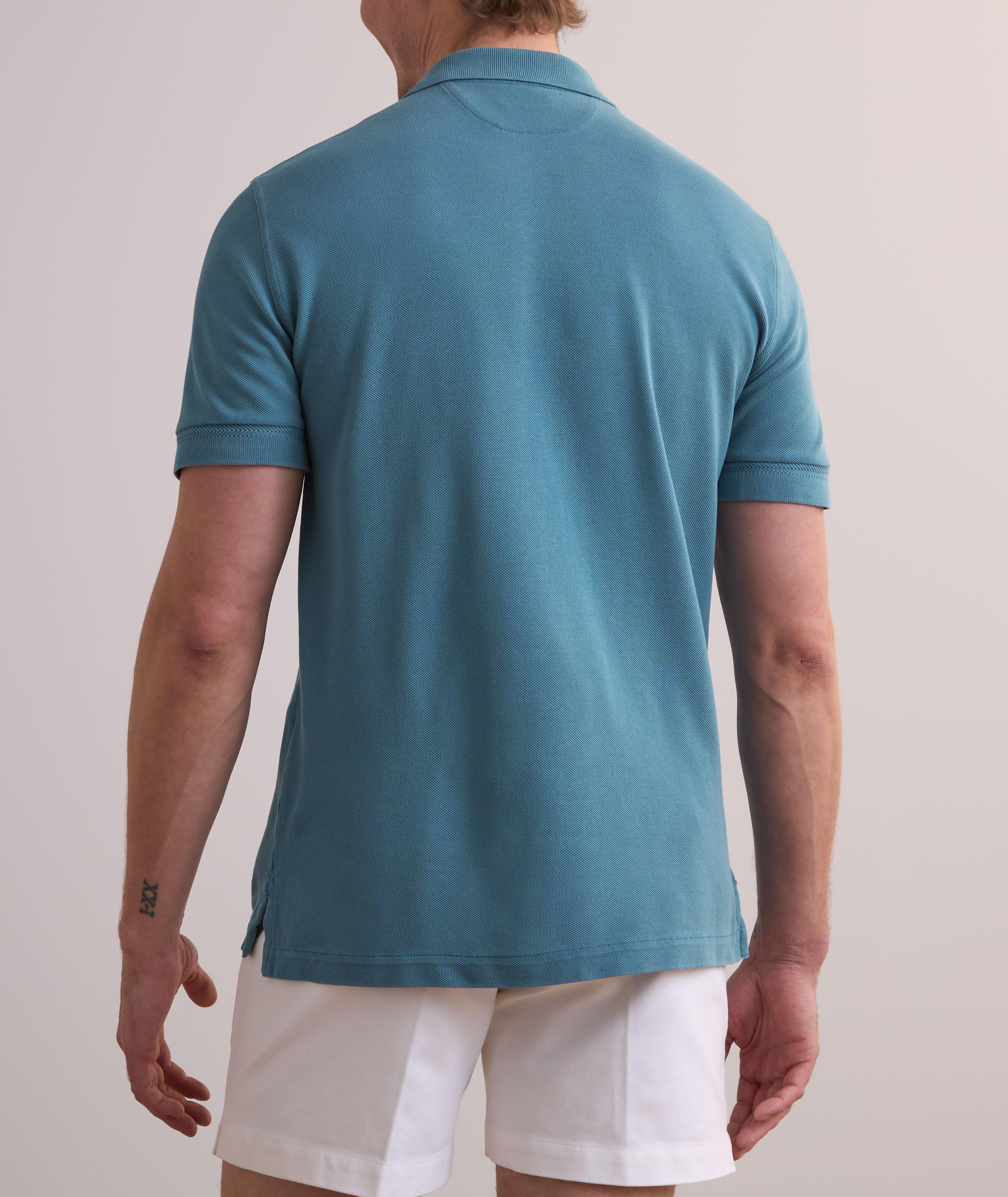 Lyocell-Cotton Piquet Polo  image 2