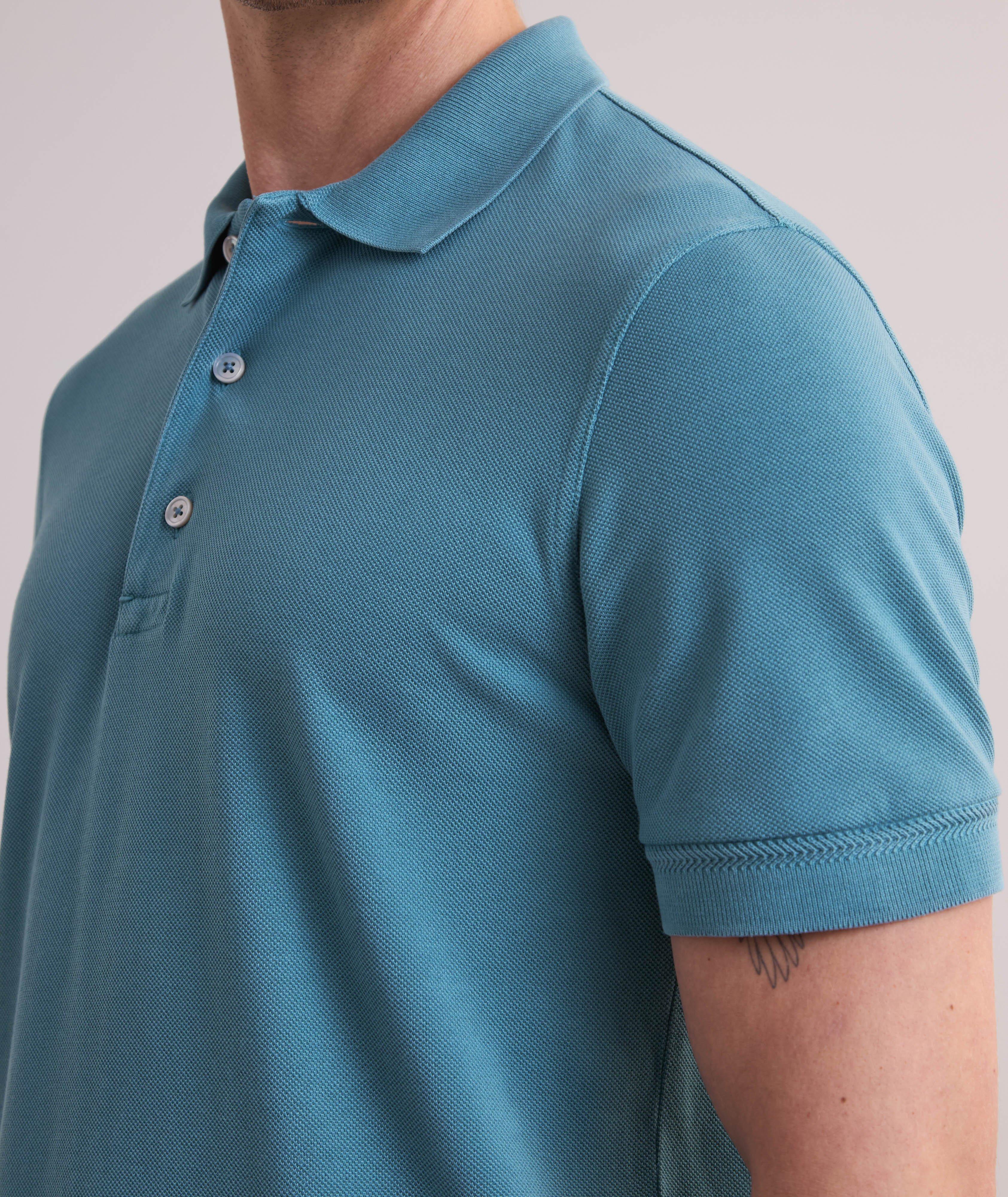 Lyocell-Cotton Piquet Polo  image 3