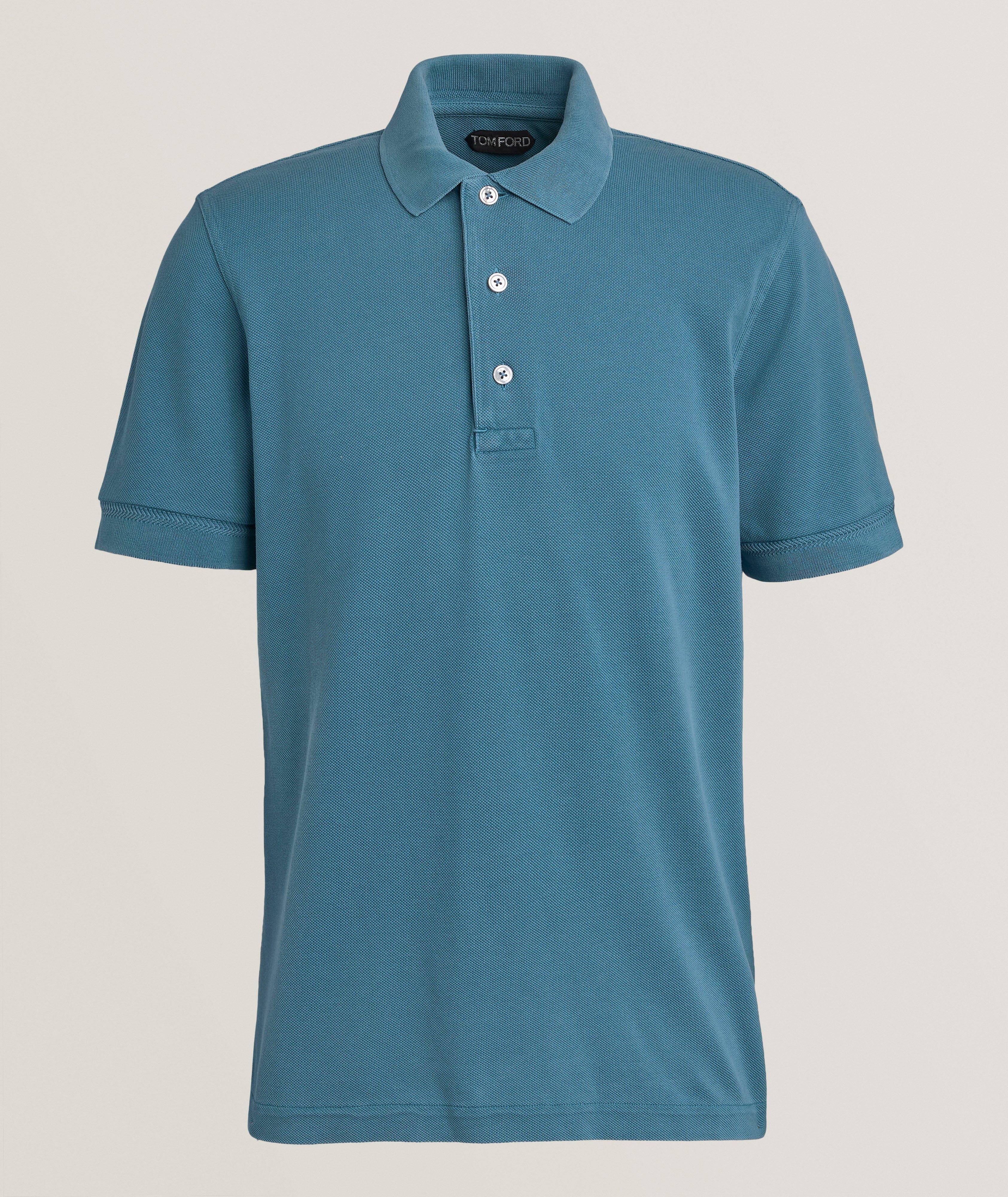 Lyocell-Cotton Piquet Polo  image 0