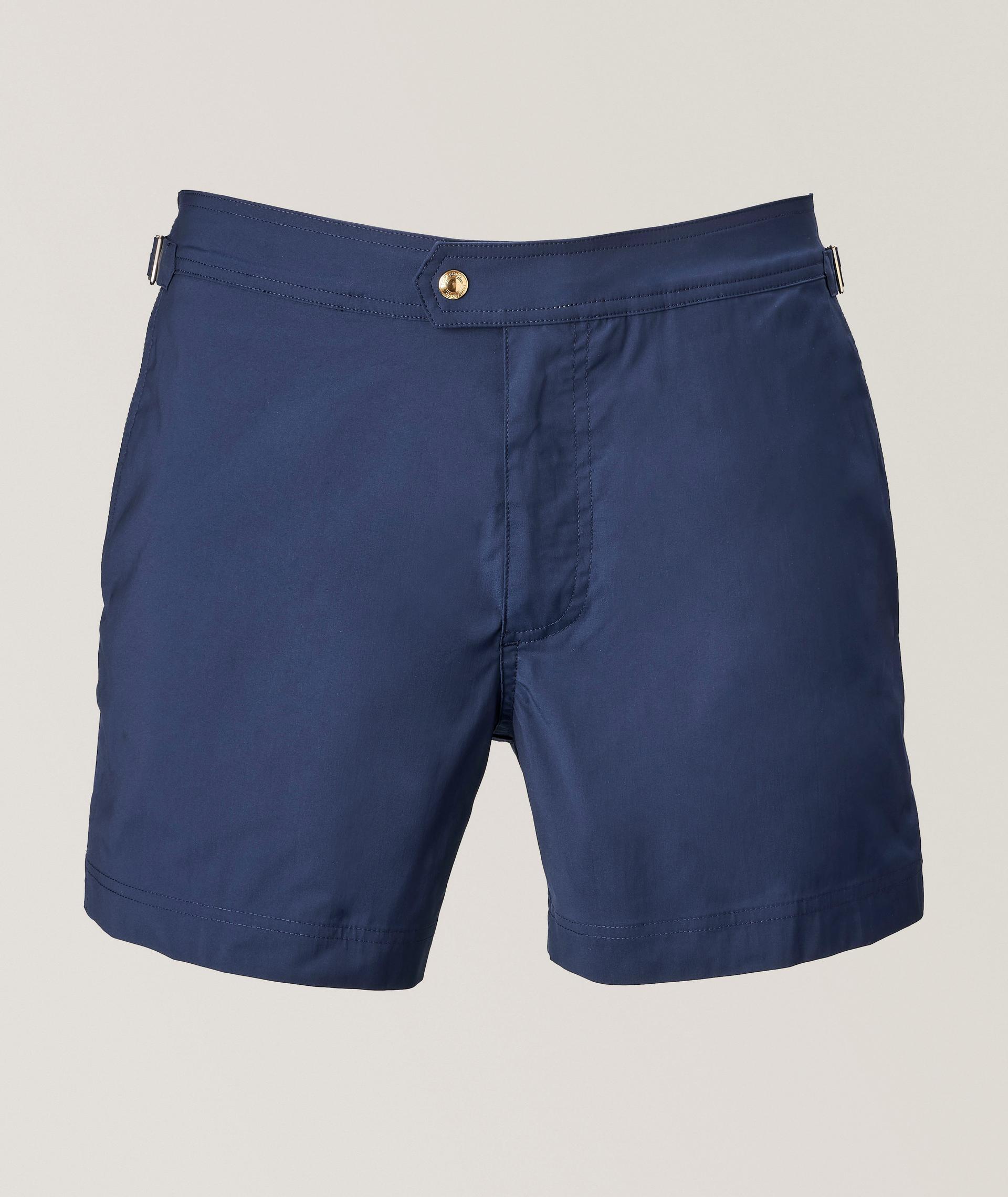 Piped Compact Poplin Swim Shorts  image 0