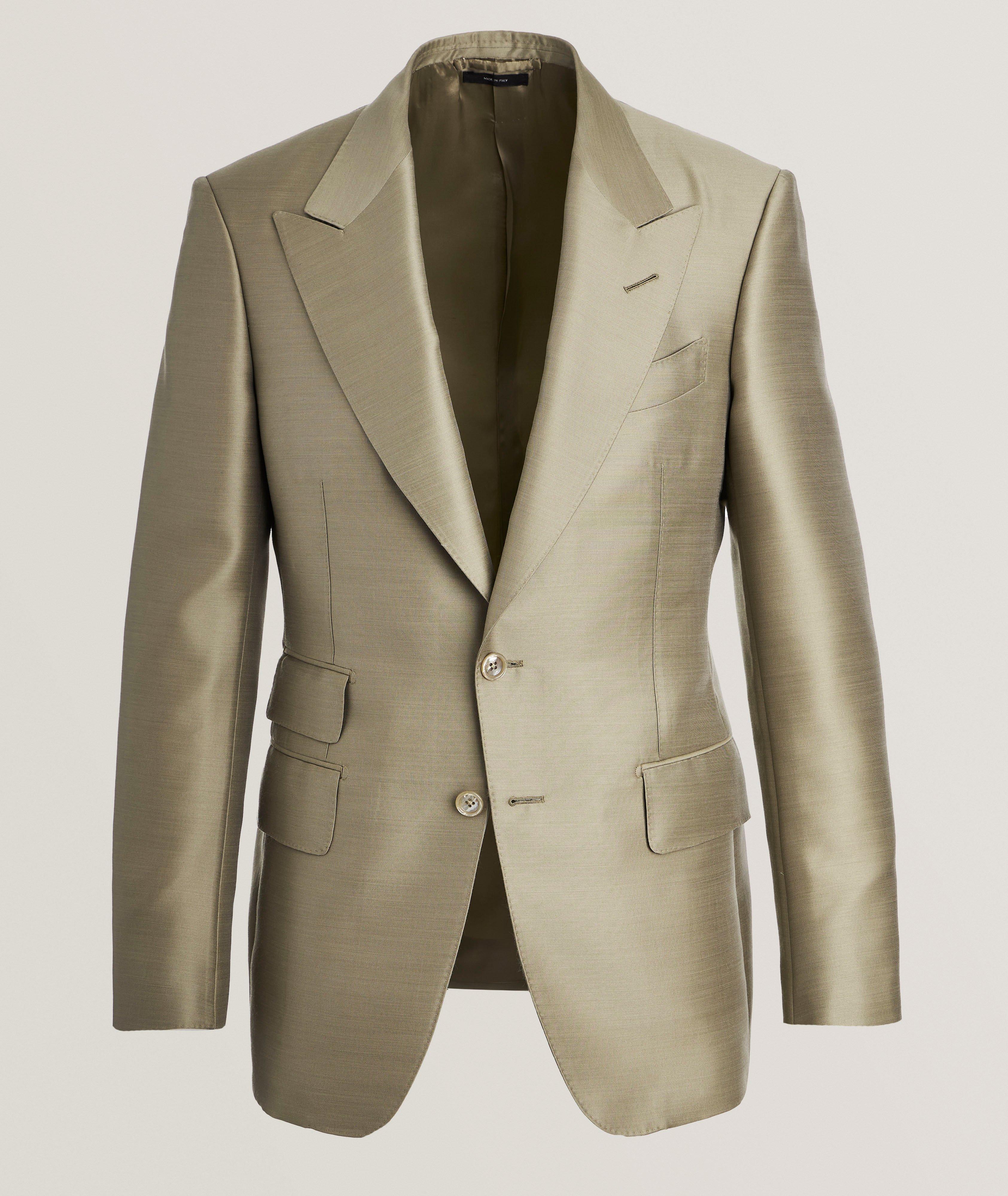 Shelton Wool-Mohair-Silk Twill Suit image 0