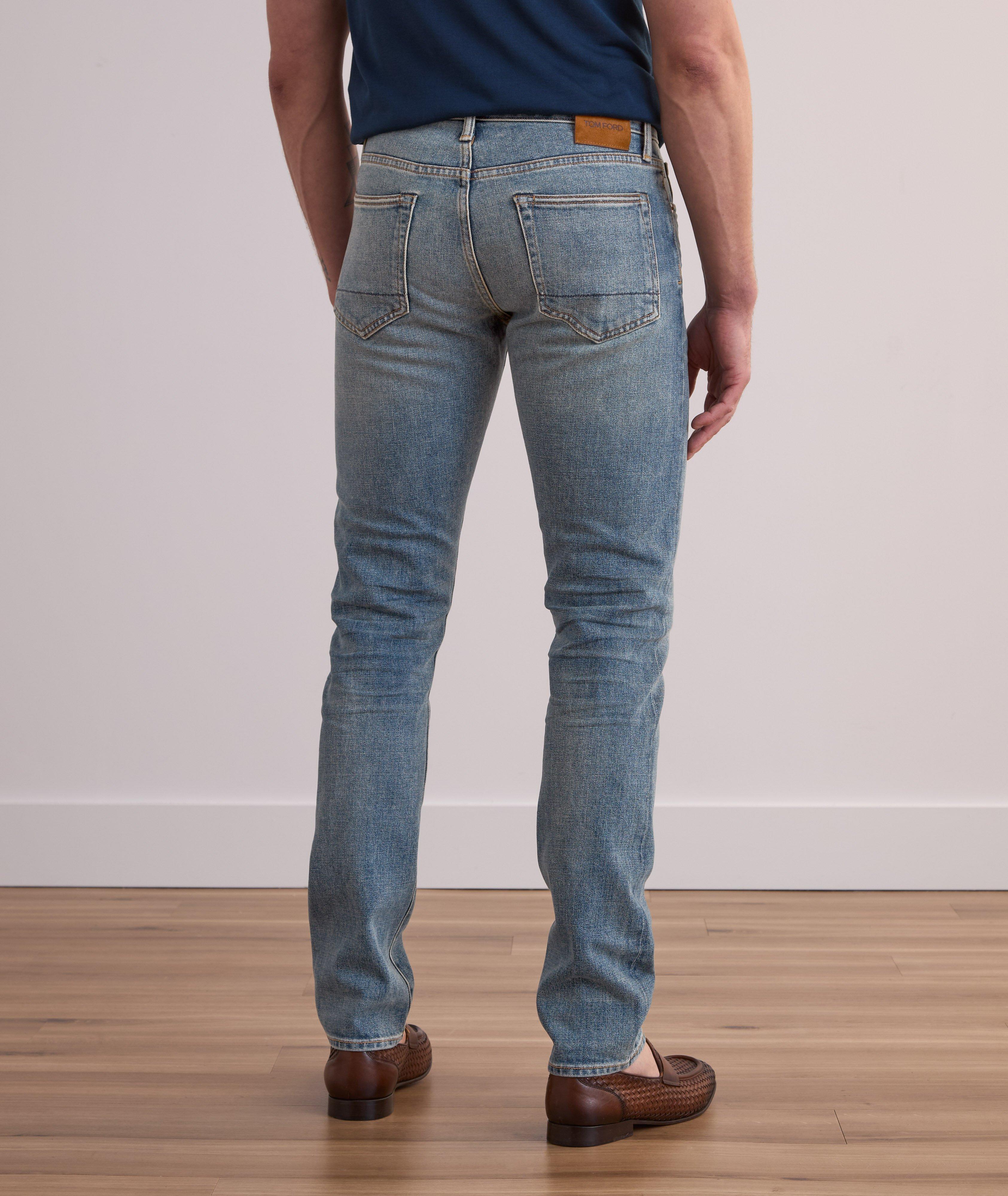 Slim-Fit Stretch Faded Jeans  image 2