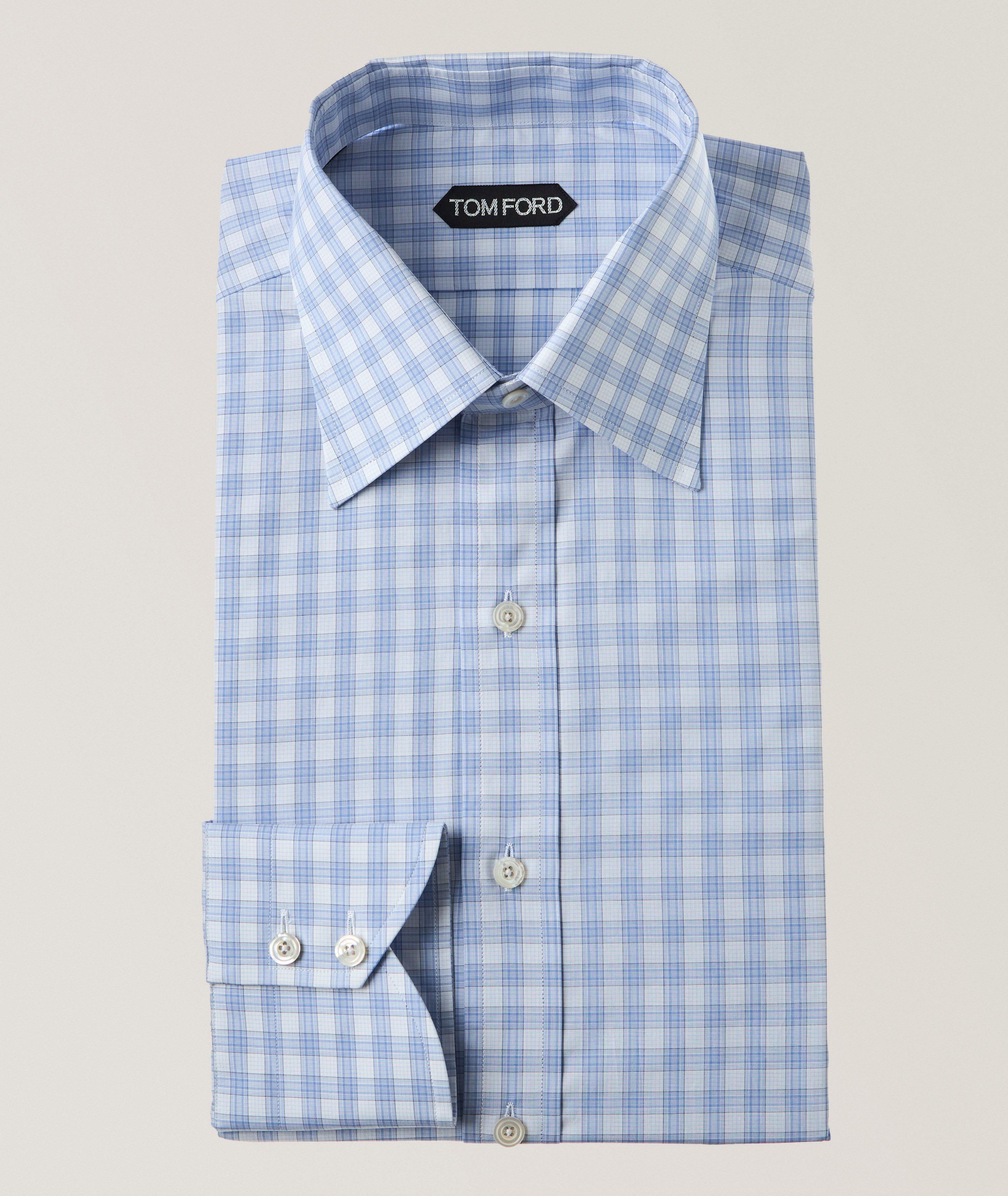Check Cotton Dress Shirt image 0