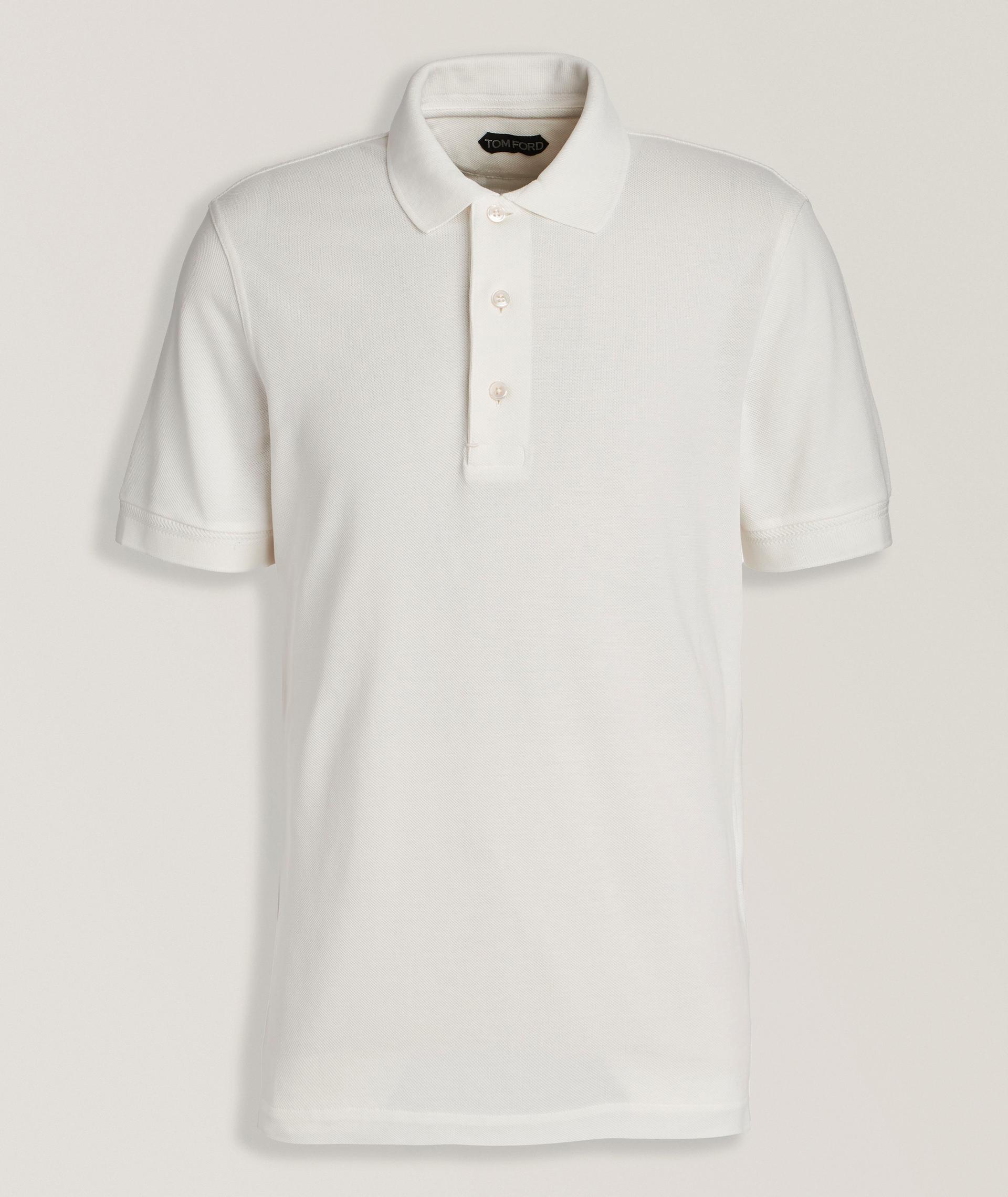Lyocell Piqué Cotton Polo image 0