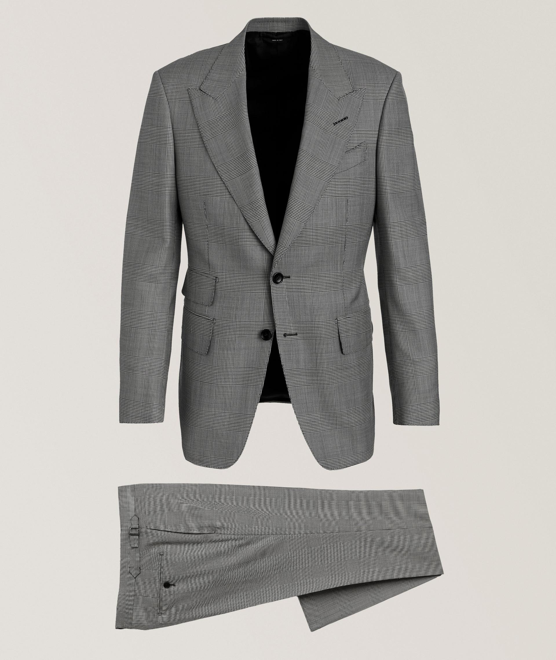 Shelton Check Wool-Blend Suit  image 0
