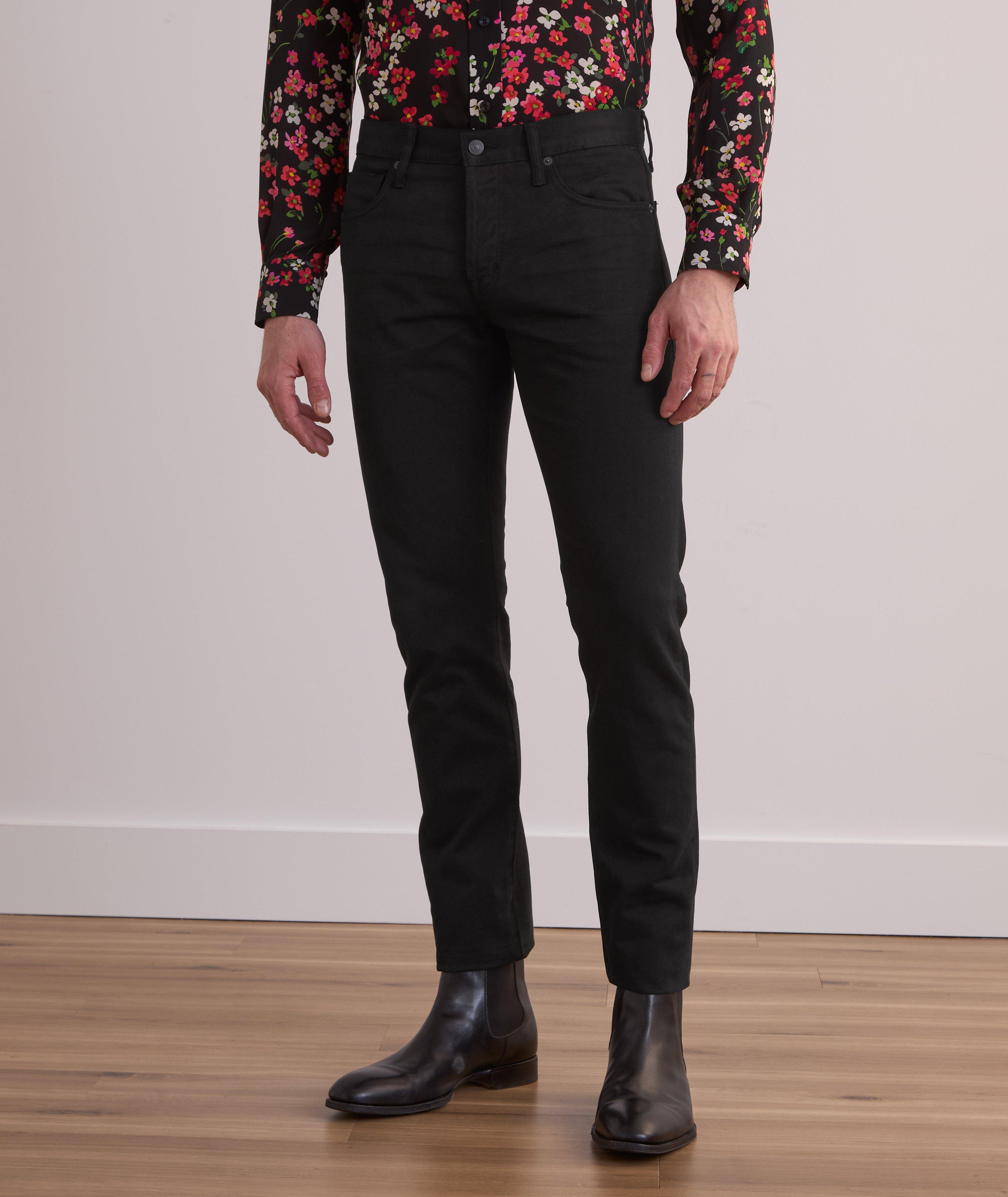 Slim-Fit Clean Compact Twill Jeans  image 2