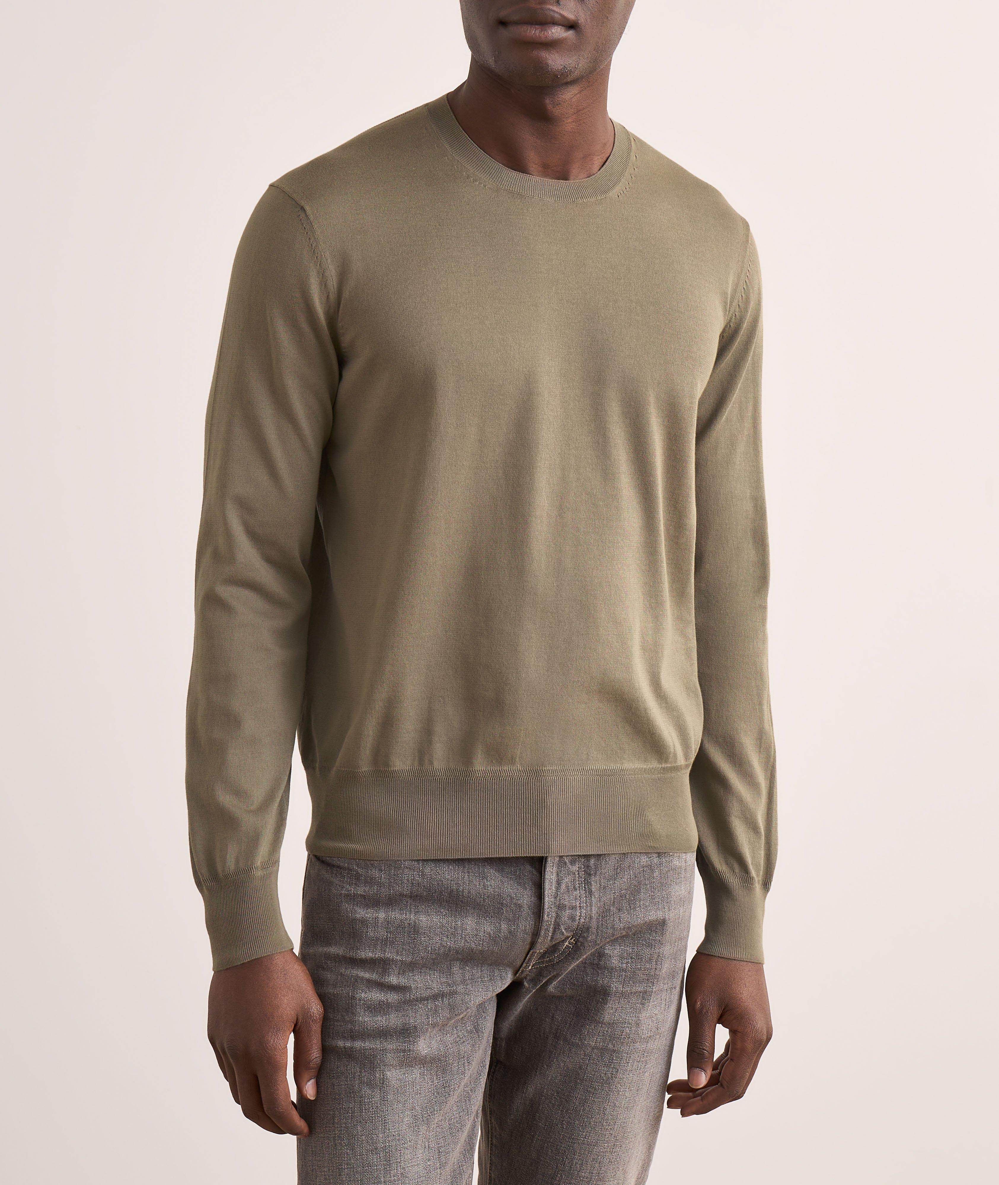 Pure Cotton Crewneck Sweater image 1