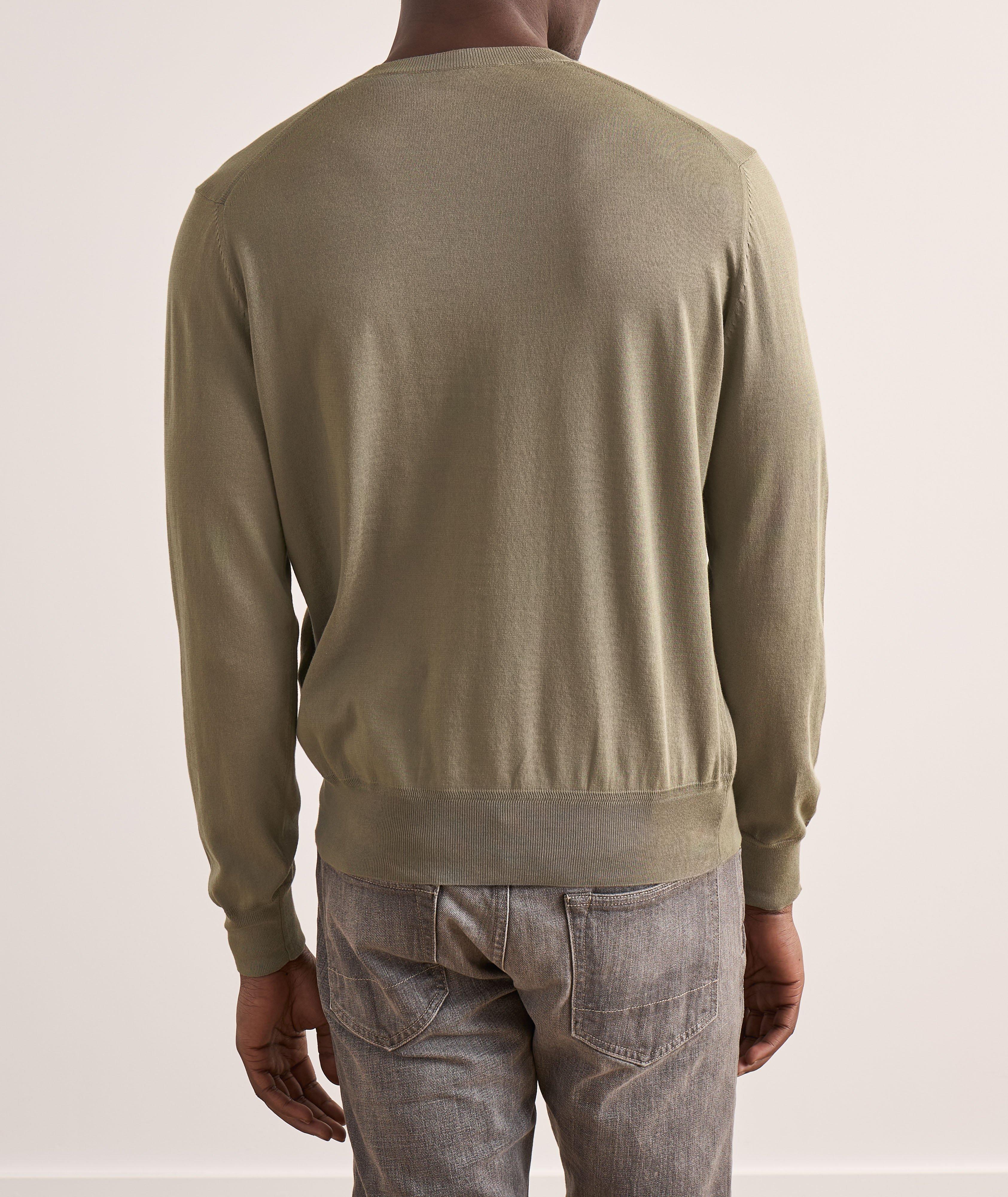 Pure Cotton Crewneck Sweater image 2