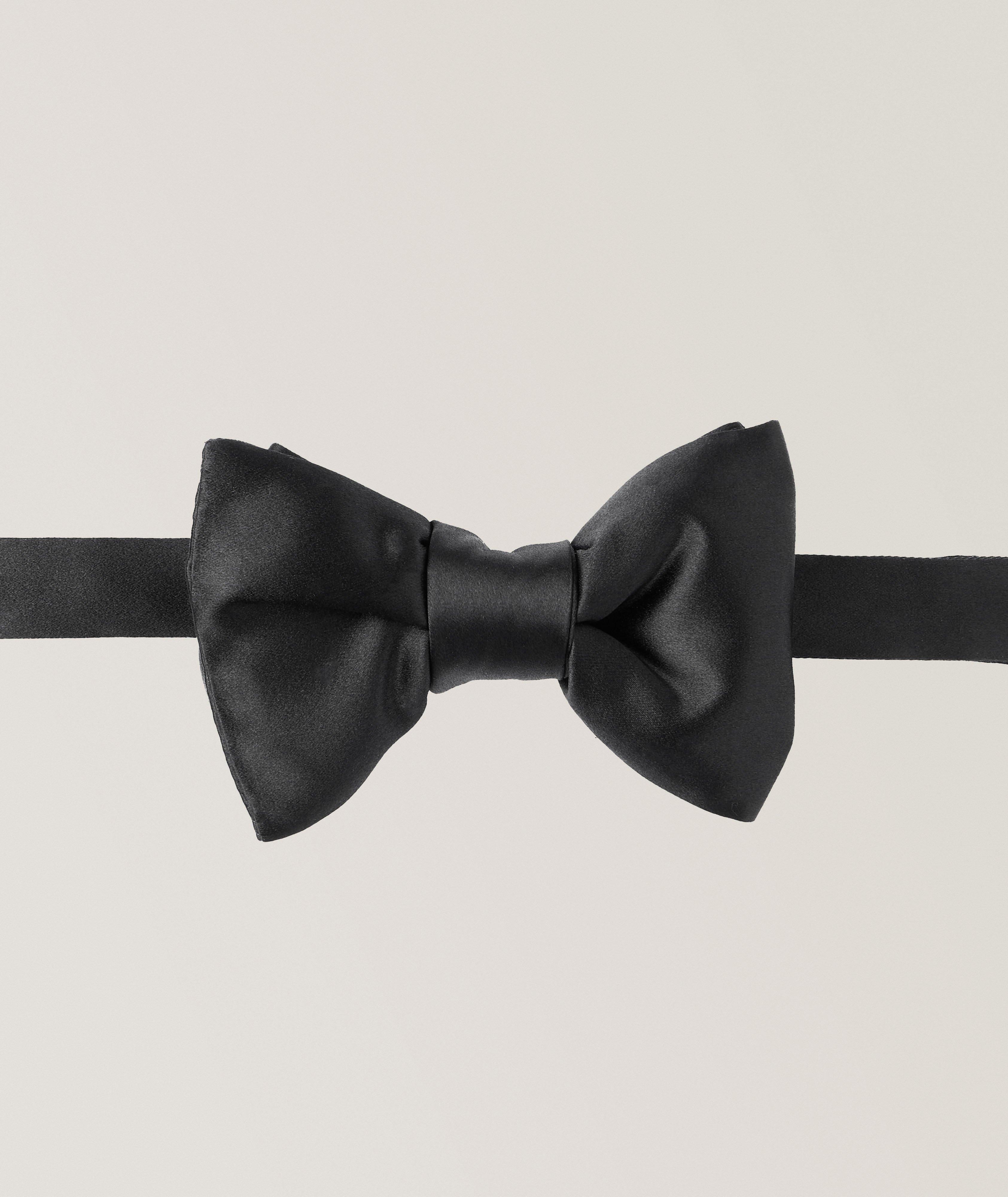 Satin Pre-Tied Bow Tie image 0