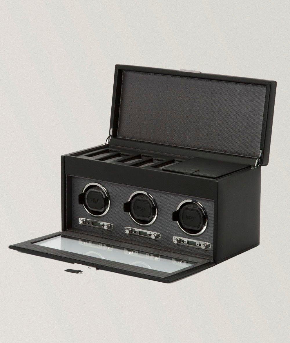 Triple Watch Winder with Storage image 2