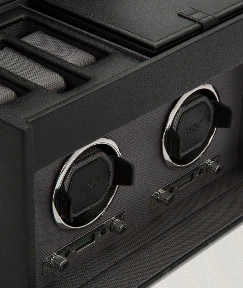 Double Watch Winder with Storage image 3