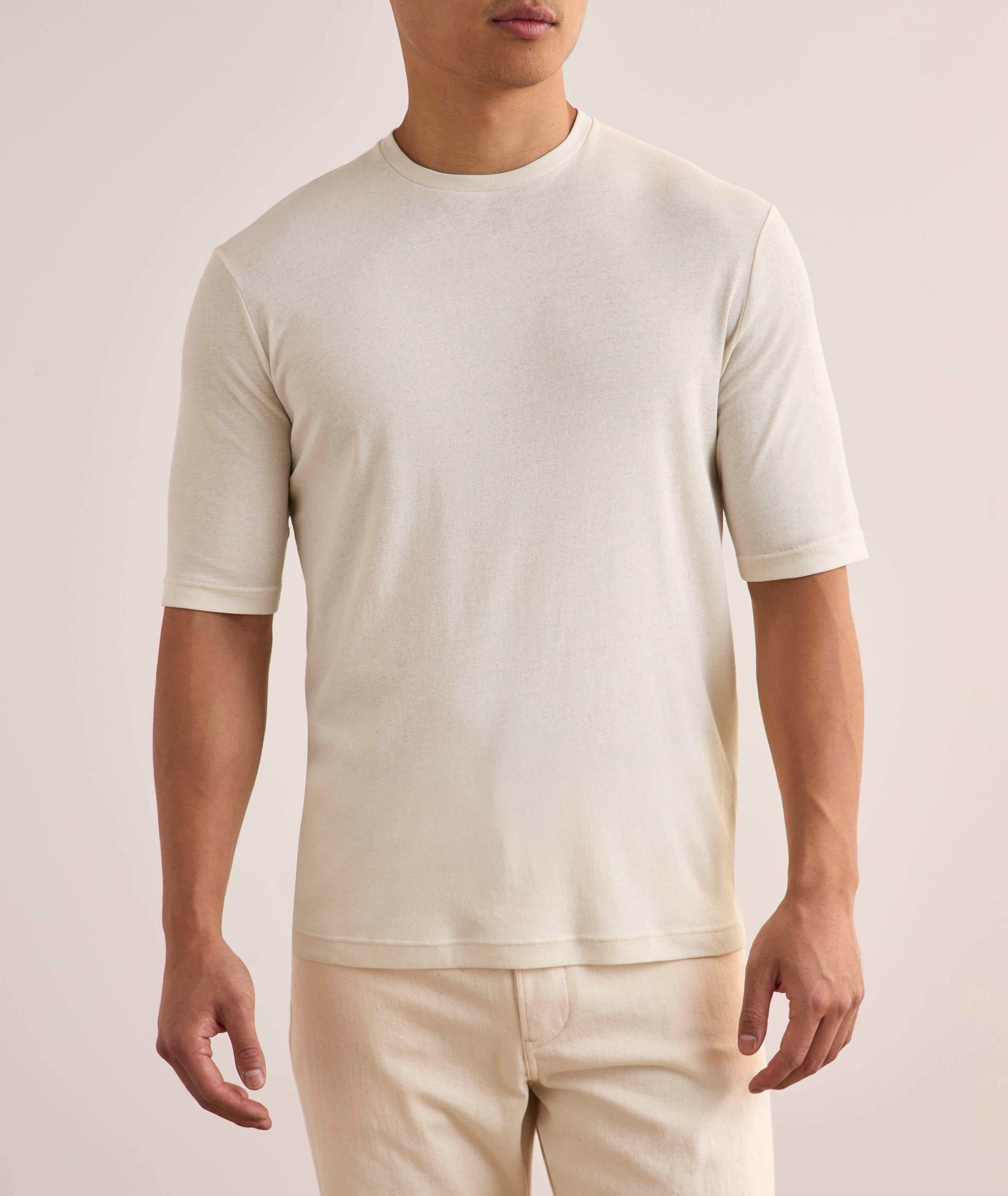 T-shirt en coton à trois épaisseurs image 1
