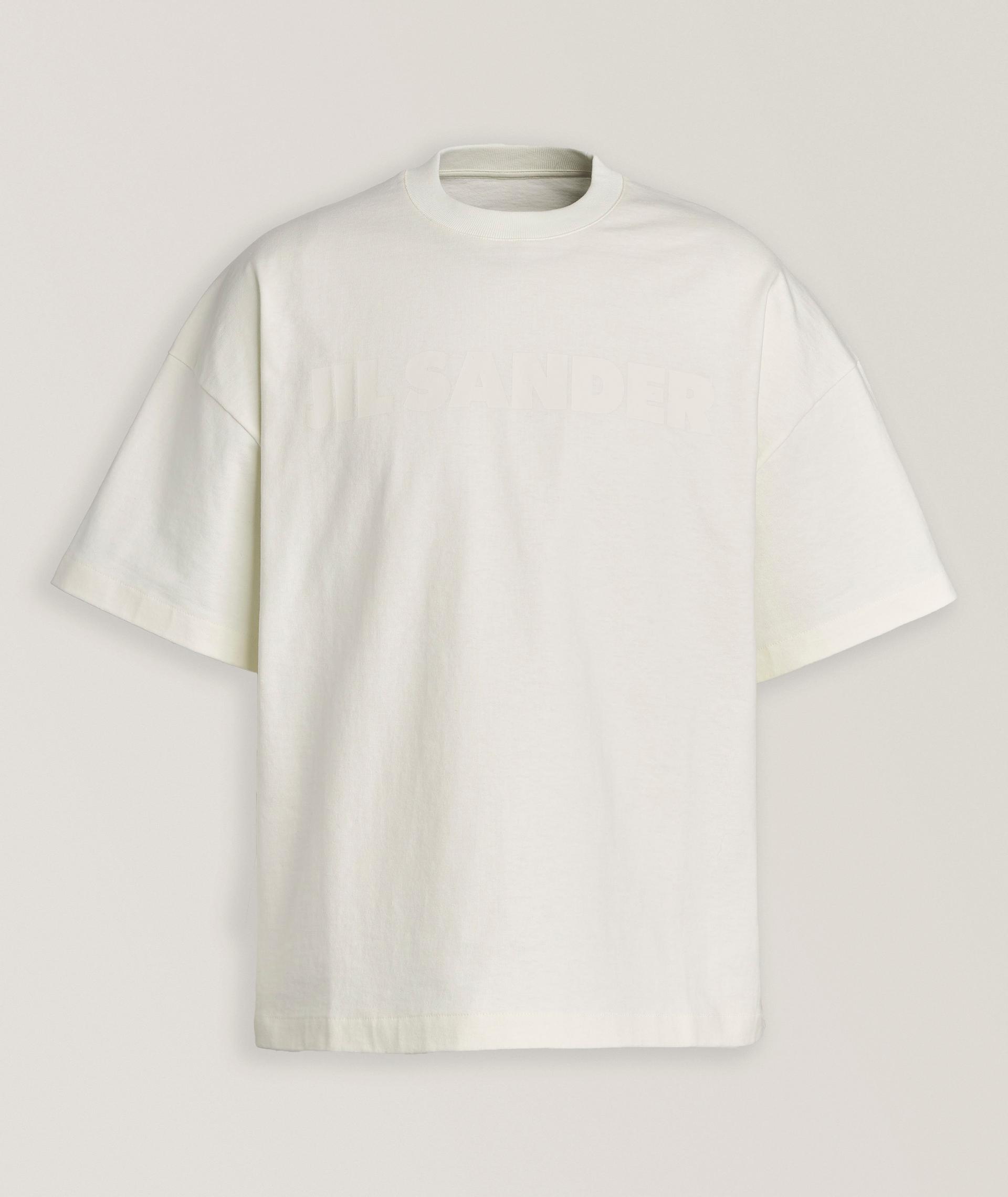 Tonal Logo Cotton Crewneck T-Shirt image 0