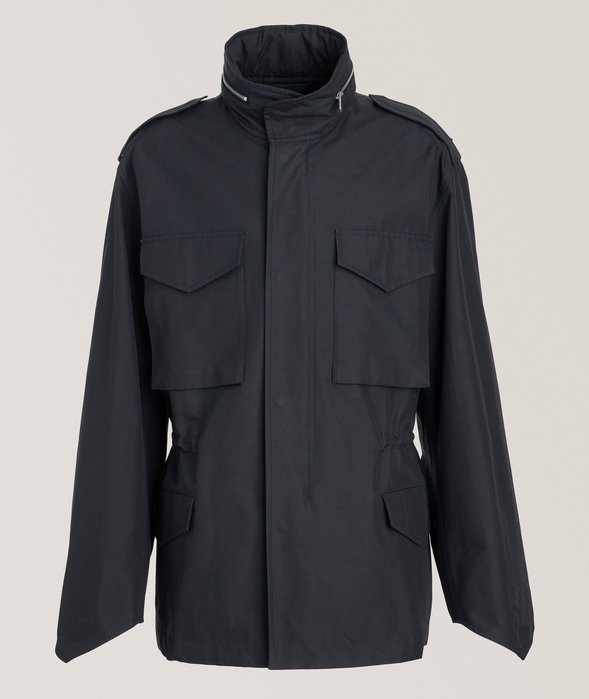 Hidden Hood Cotton Field Jacket  image 0